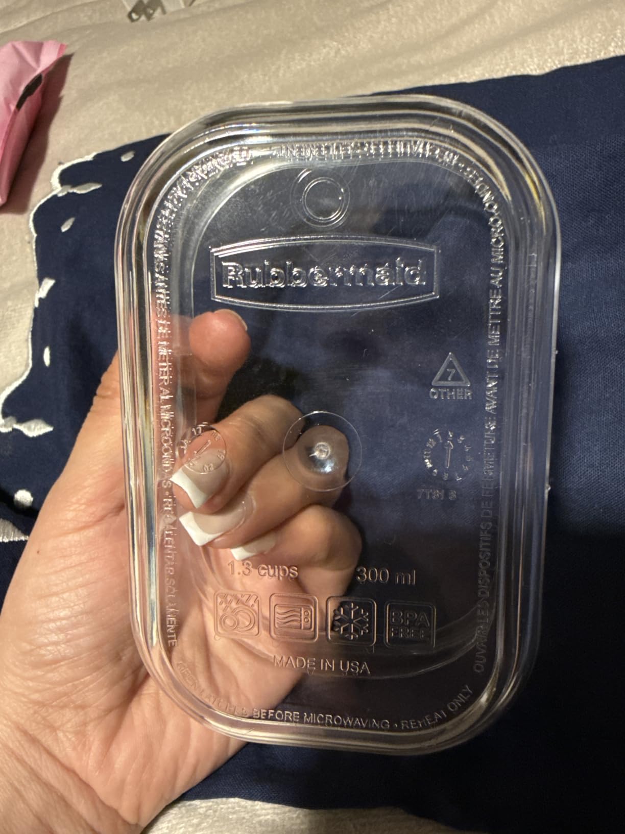 Rubbermaid Brilliance BPA-Free Food Storage Containers with Lids, Airtight Clear Set of 2 (9.6 Cup) customer photo 2