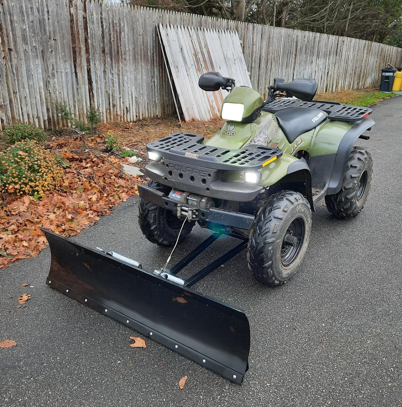 Extreme Max 5500.5094 Heavy-Duty UniPlow One-Box ATV Plow System with UniMount Kit - 60