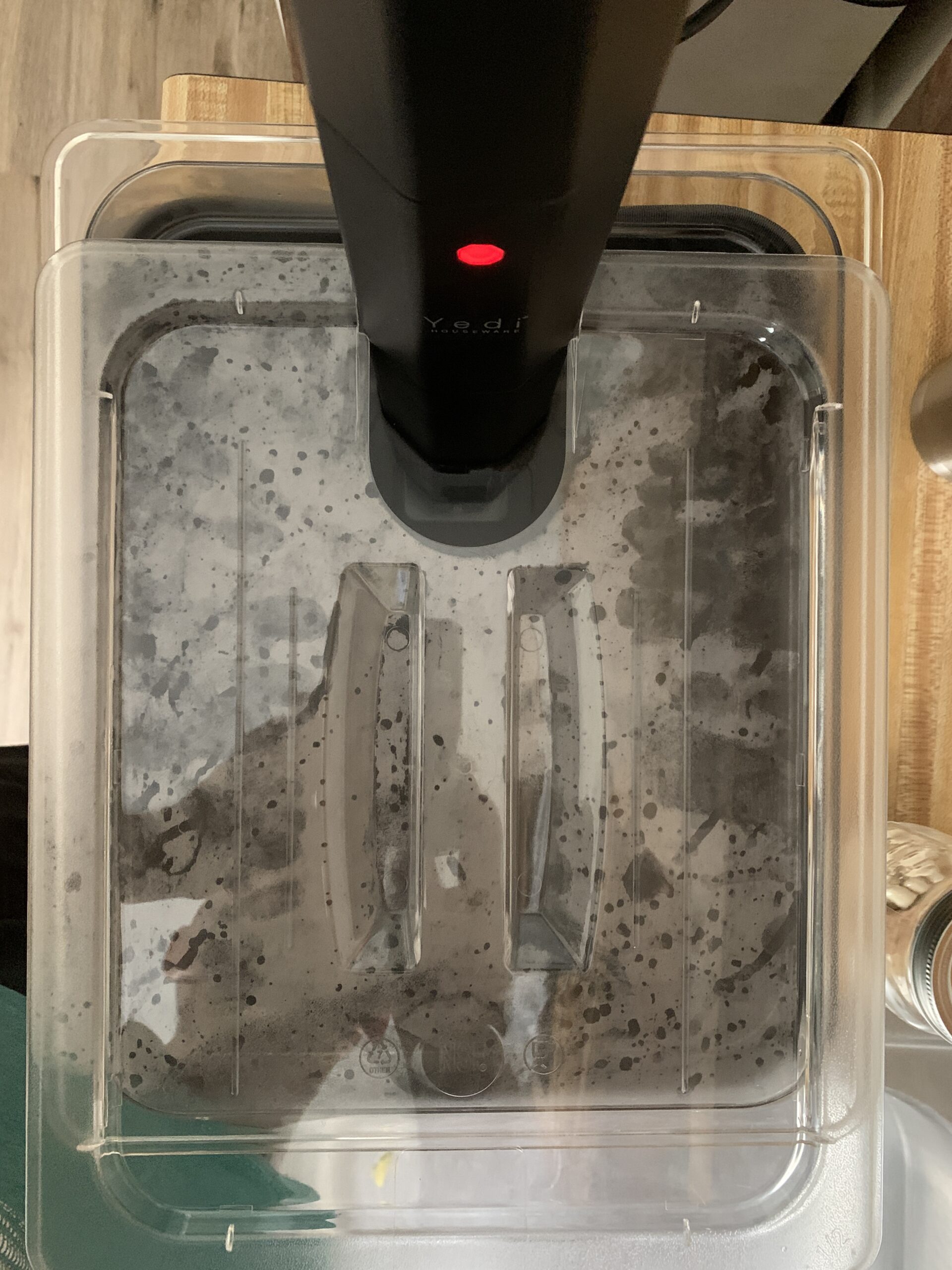 Insulated Sous Vide Container with Lid and Rack | Neoprene Retains Heat & Protects Countertops | Works with Most Sous Vide Cookers (12 QT) customer photo 2
