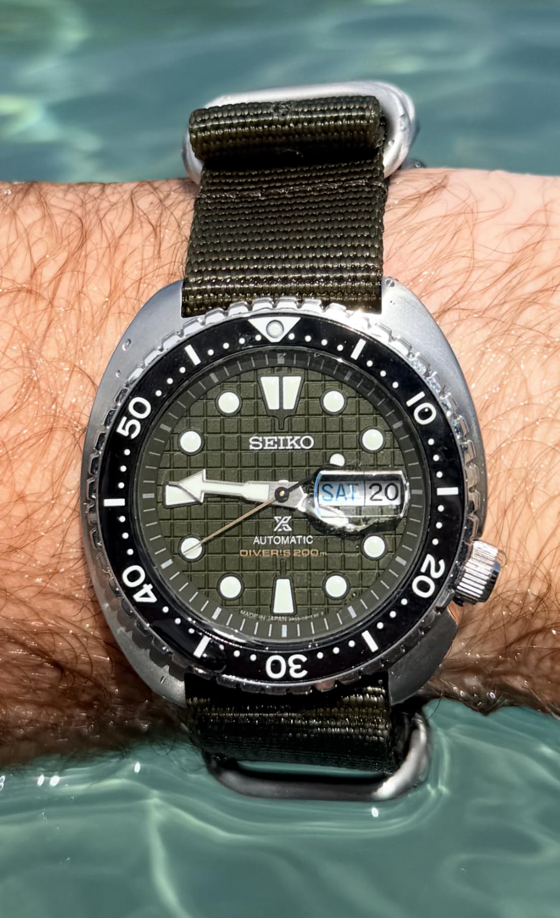 SEIKO Automatic Watch for Men - Prospex Automatic Diver - Rotating Bezel, 200m Water-Resistant customer photo 1