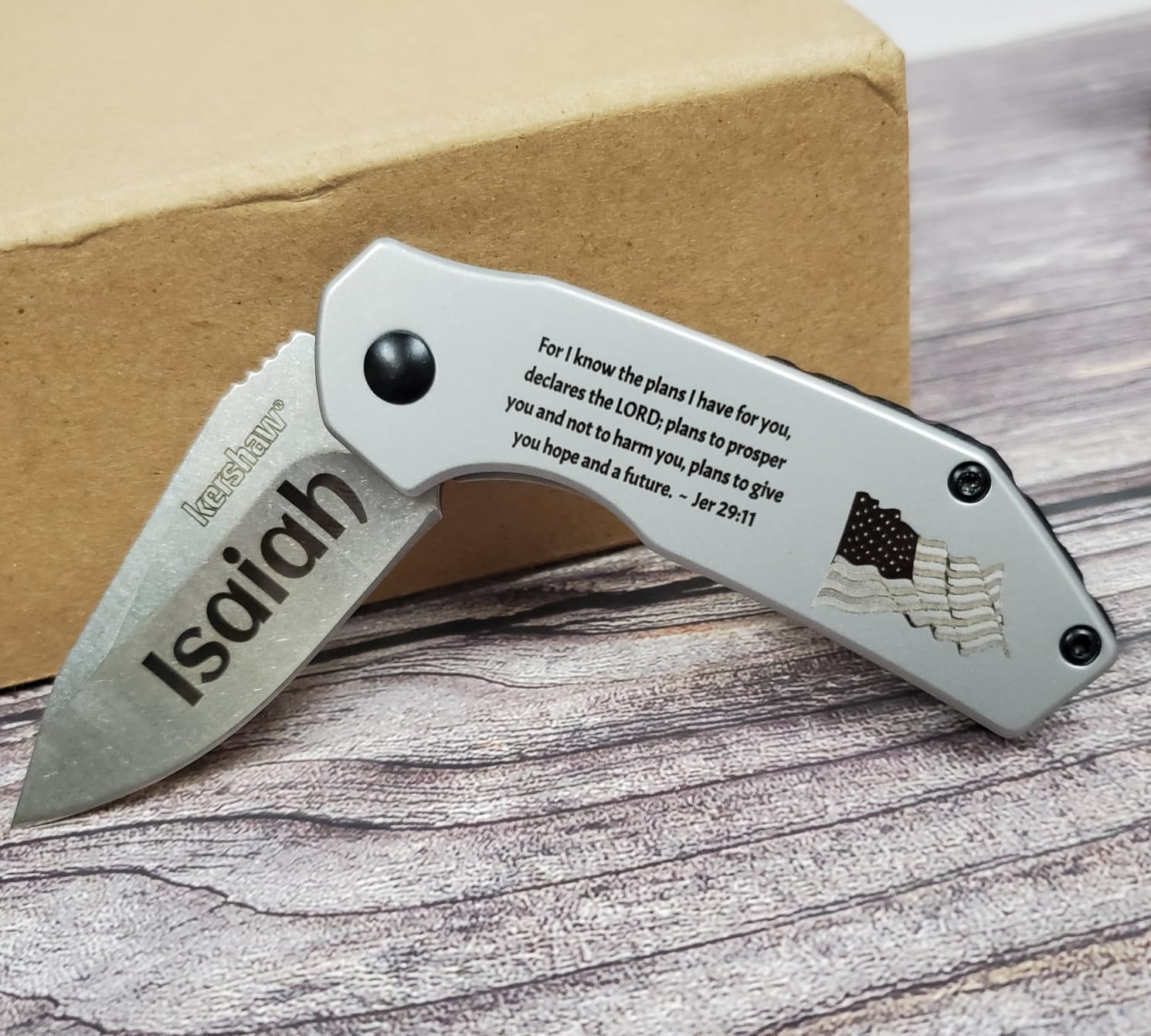 Kershaw Valve Pocket Knife, Silver, 2.25 Inch Drop Point Blade | EDC with Assisted Opening, Single Position Pocketclip, Everyday Carry for Men and Women customer photo 1
