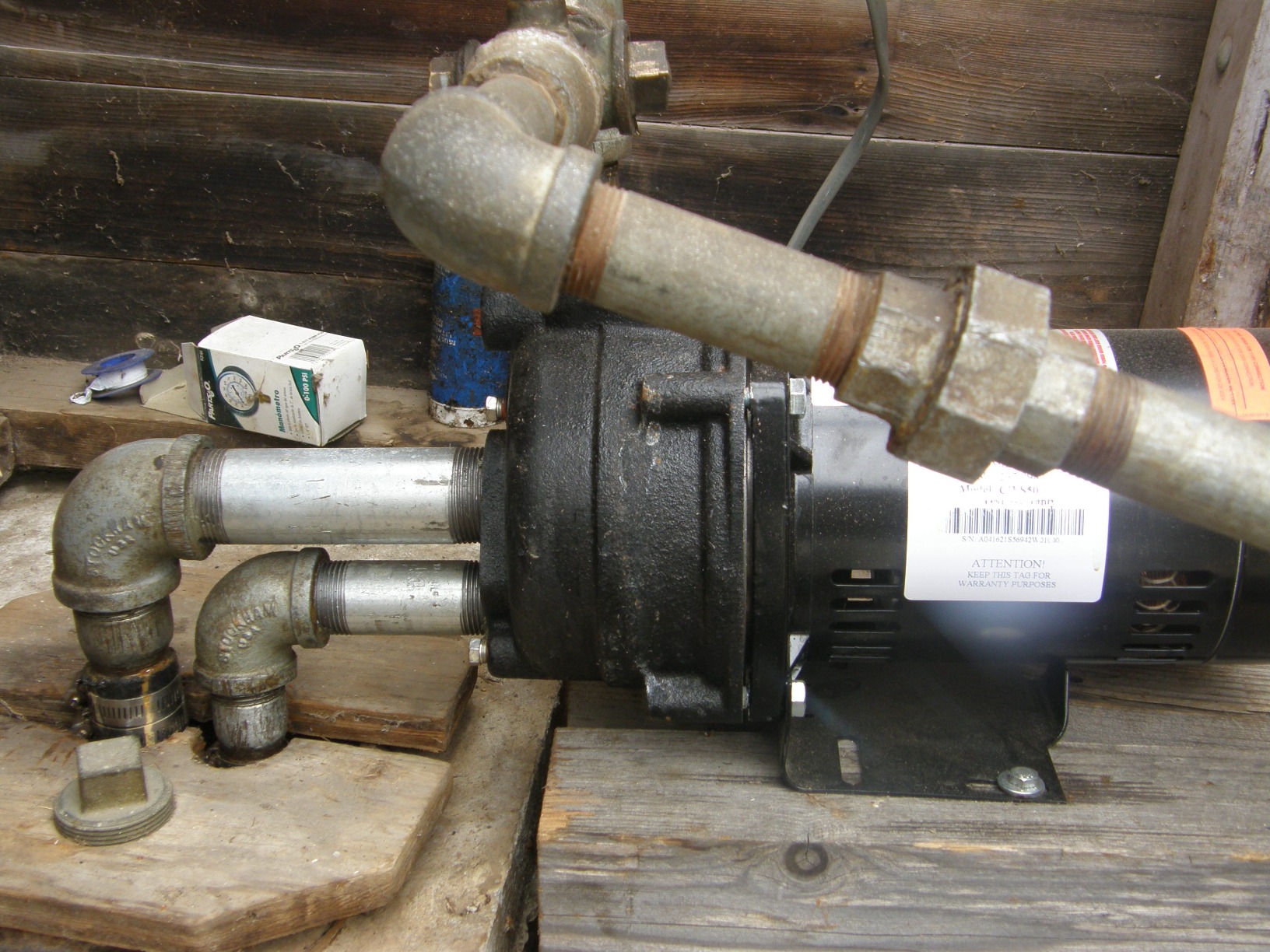 WAYNE CWS50-1/2 HP Cast Iron Convertible Jet Well Pump - Up to 408 Gallons Per Hour - Heavy Duty Jet Well Pump customer photo 1