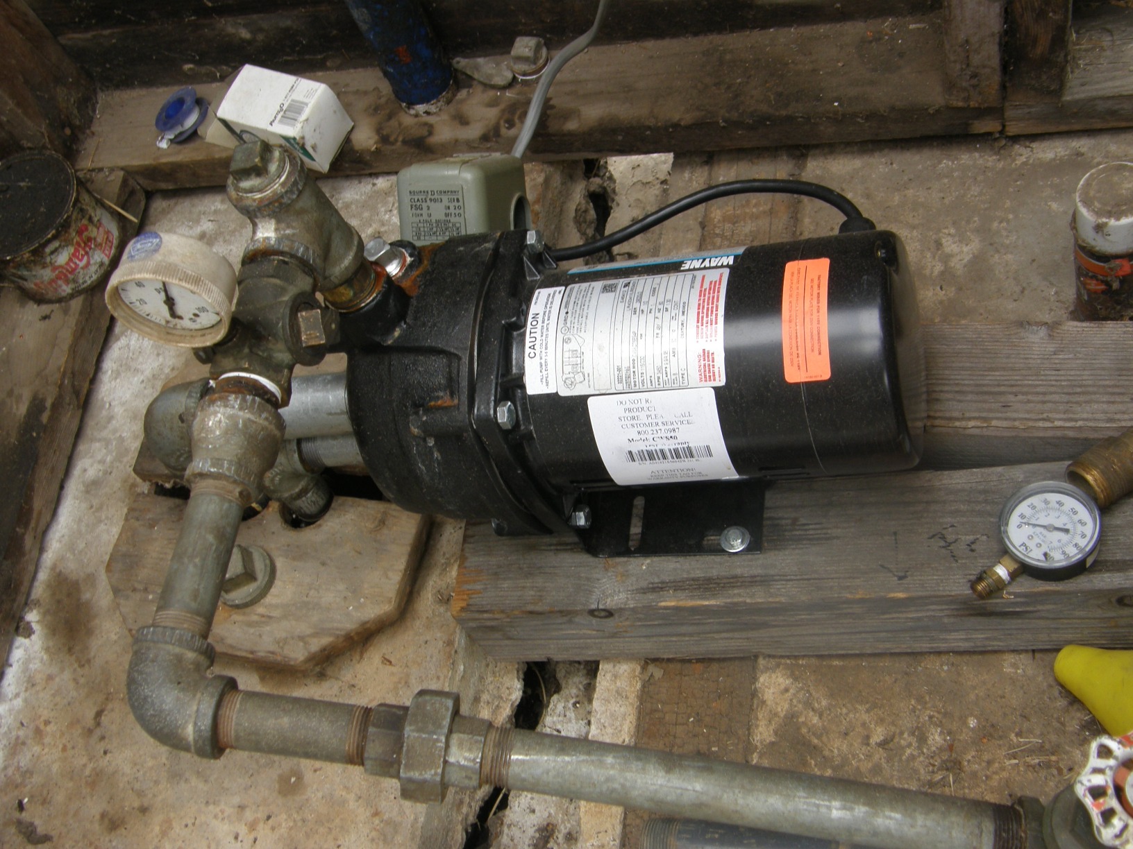 WAYNE CWS50-1/2 HP Cast Iron Convertible Jet Well Pump - Up to 408 Gallons Per Hour - Heavy Duty Jet Well Pump customer photo 2