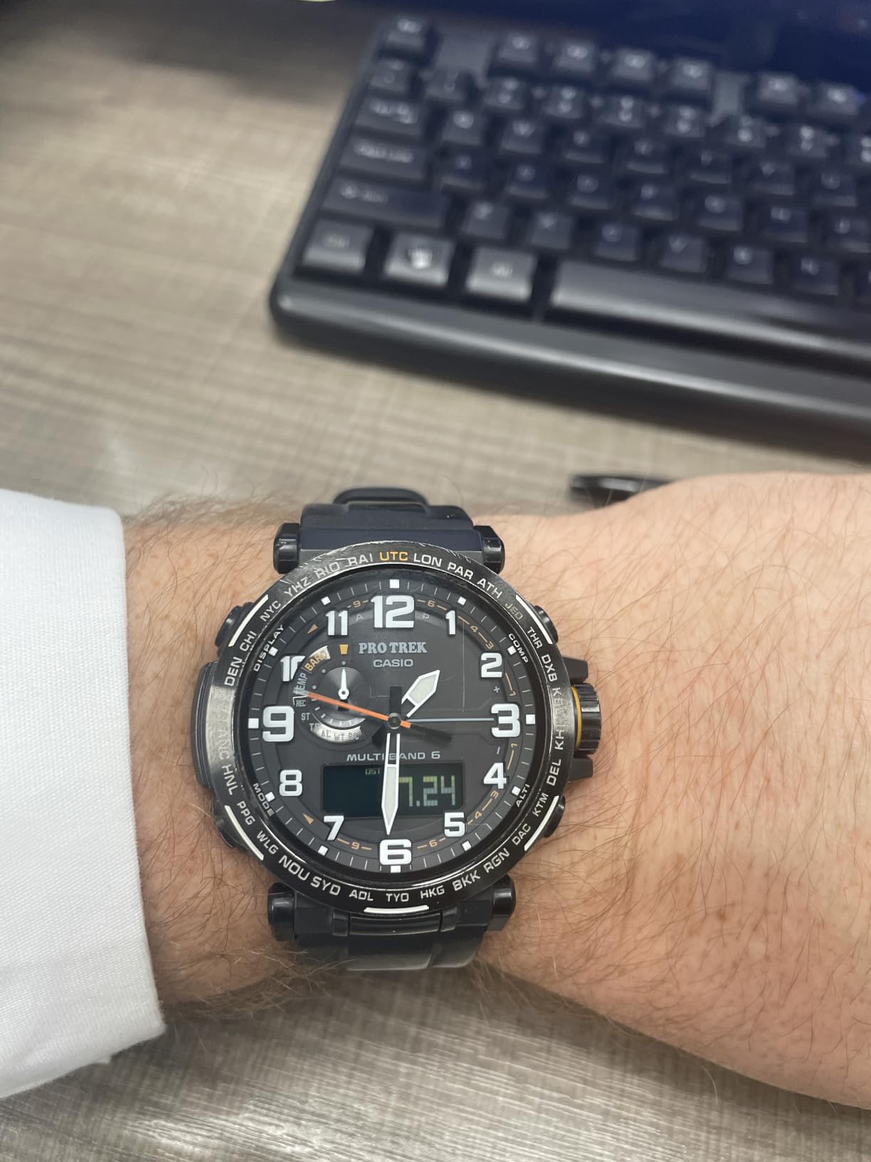 Casio Pro Trek PRW6600Y-1CR Tough Solar Atomic Outdoor Watch customer photo 1