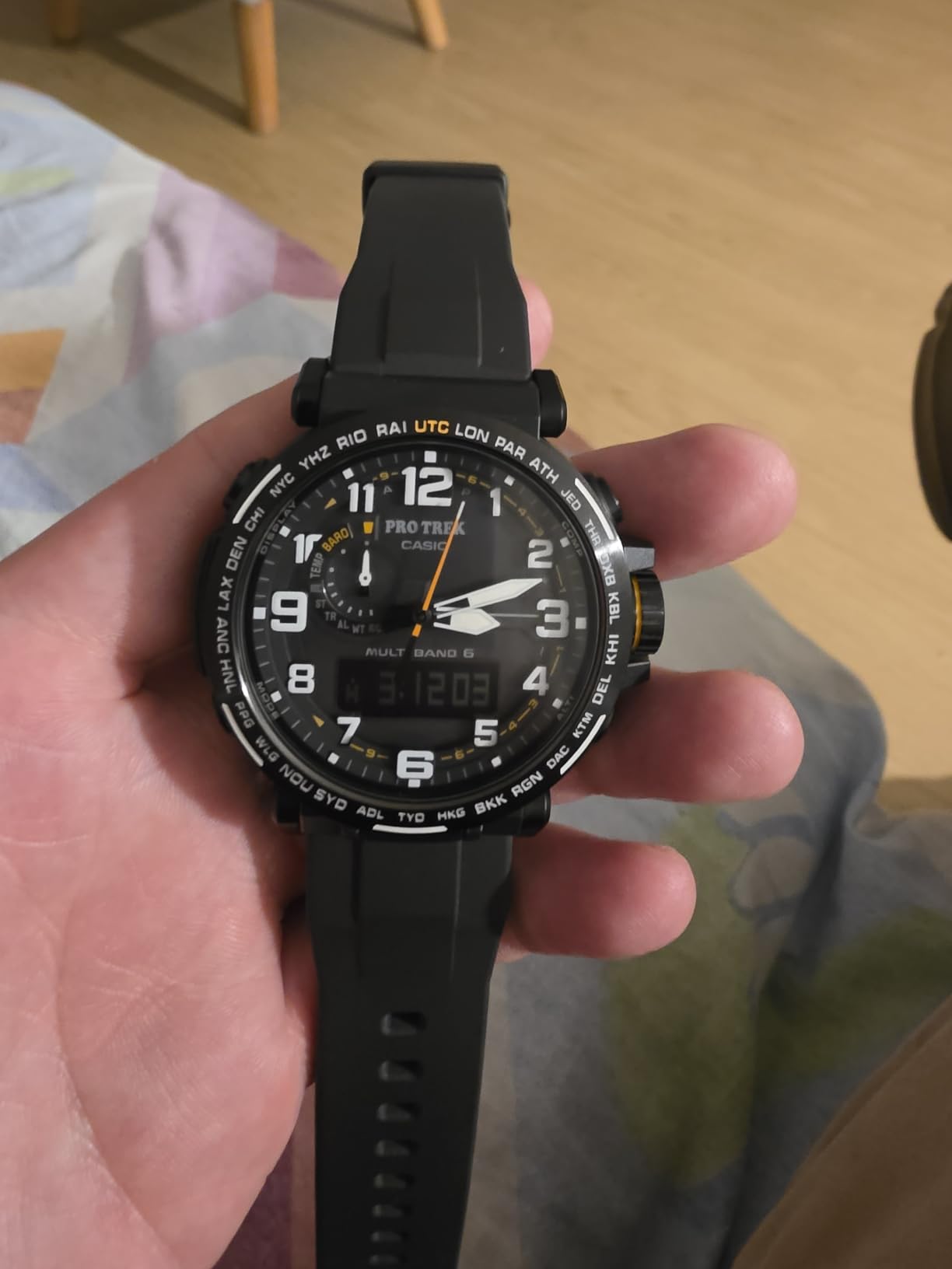 Casio Pro Trek PRW6600Y-1CR Tough Solar Atomic Outdoor Watch customer photo 2