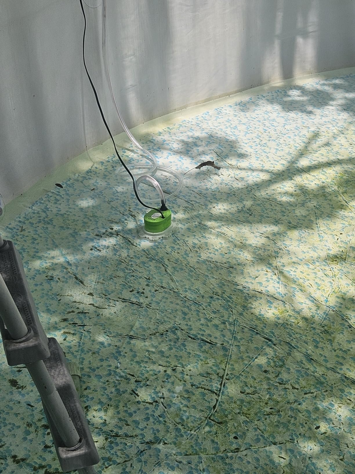 Pool Cover Pump above Ground - Submersible Water Sump Pump Swimming Water Removal Pumps, with Drainage Hose & 25 Feet Extra Long Power Cord, 850 GPH inGround, 3 Adapters customer photo 1