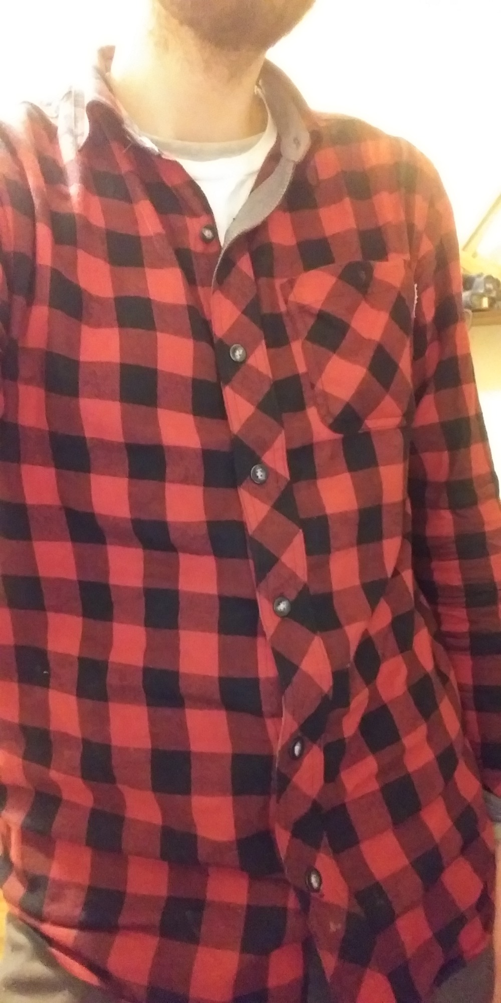 Timberland PRO Woodfort Mid-Weight Flannel Work Shirt customer photo 2