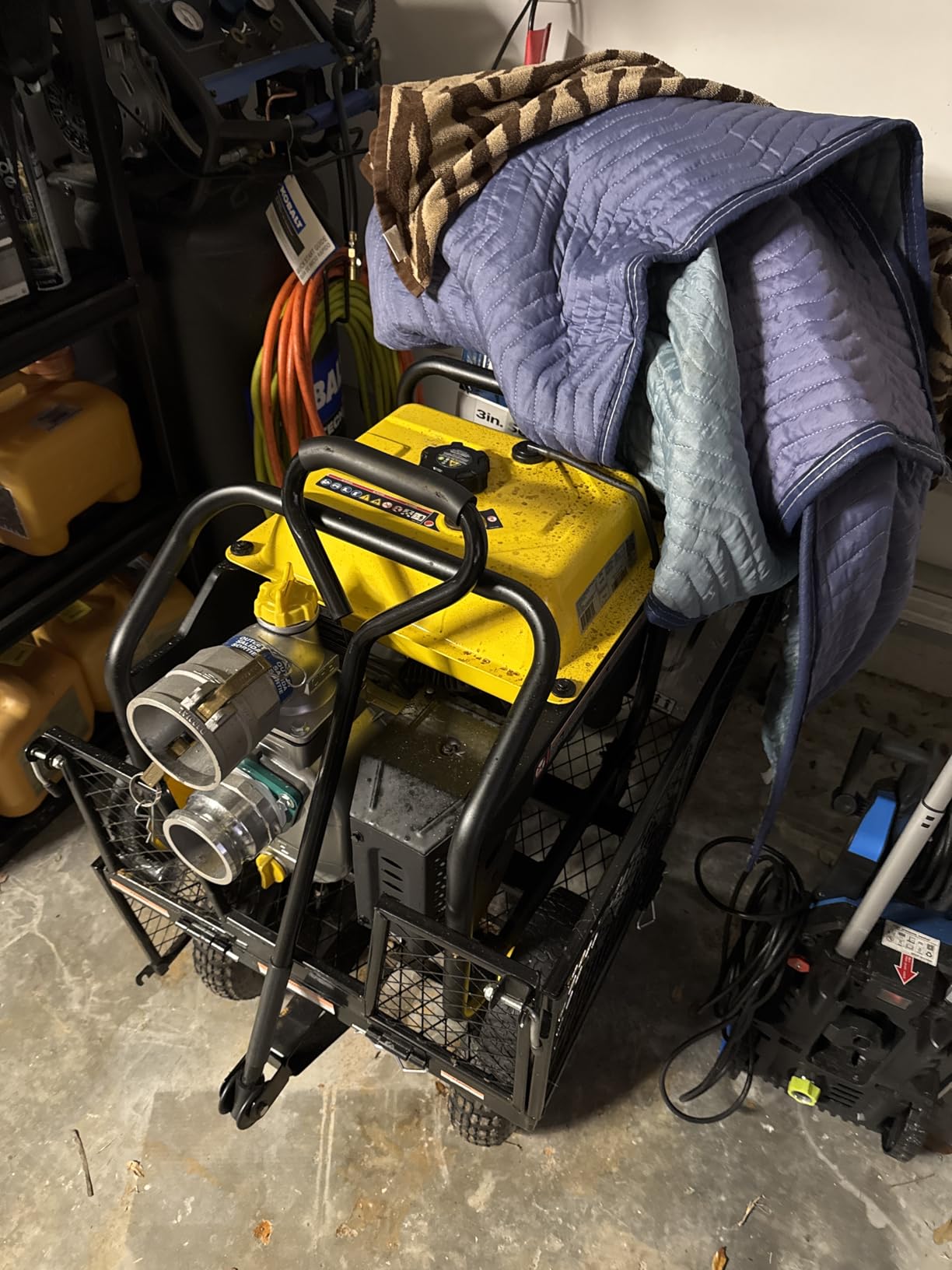 Champion Power Equipment 3-Inch Gas-Powered Semi-Trash Water Transfer Pump with Hose and Wheel Kit customer photo 1