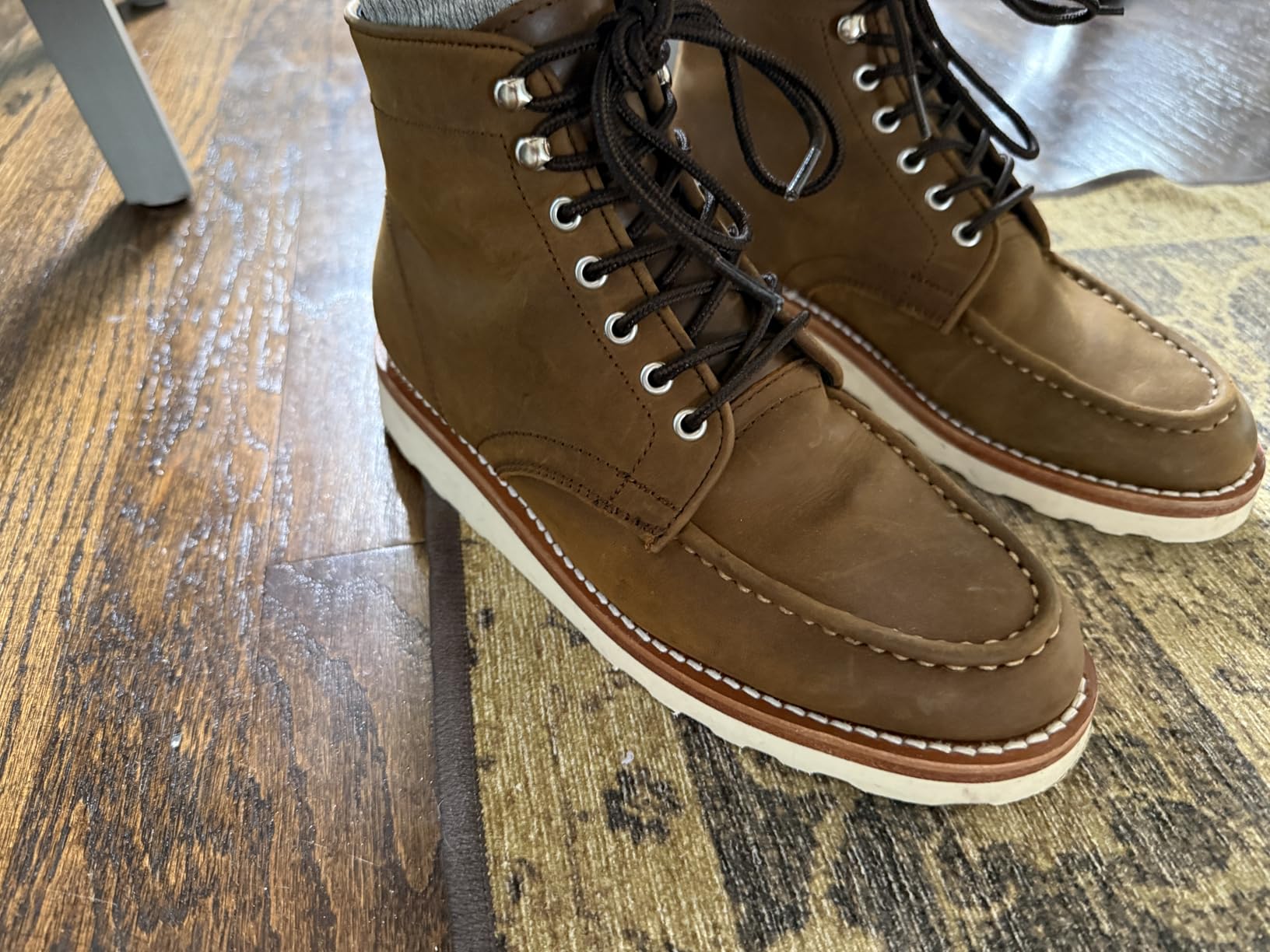 Thursday Boot Company Men's Diplomat Moc Toe Leather Boot customer photo 1