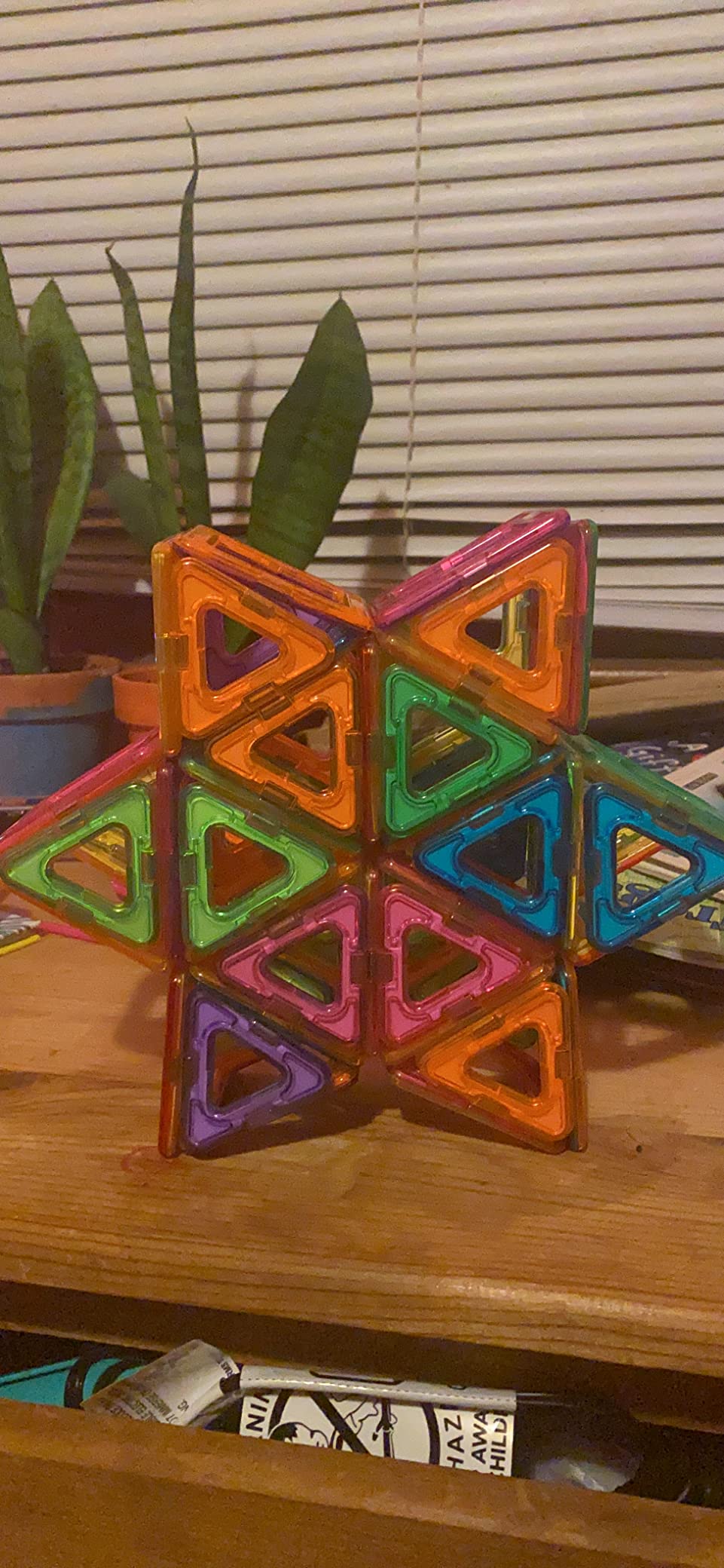 Magnetic Building Tiles Set for Kids, STEM Educational Construction Toy with Strong Magnets, Colorful Magnetic Blocks for Creative Play, Ages 3+ customer photo 1