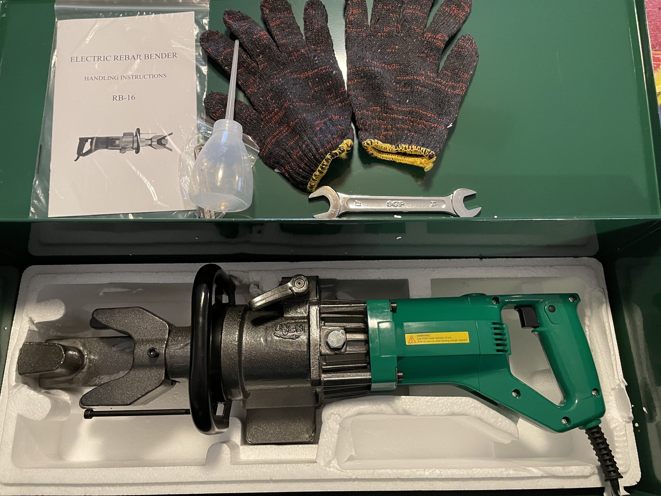 900W Electric Rebar Bender,Hydraulic Rebar Bending Maching Bending up to 5/8 Inch #5 16mm Rebar, Bending Angle 0-130 Degrees Rebar Bending Machine with Positioning Bolt customer photo 1