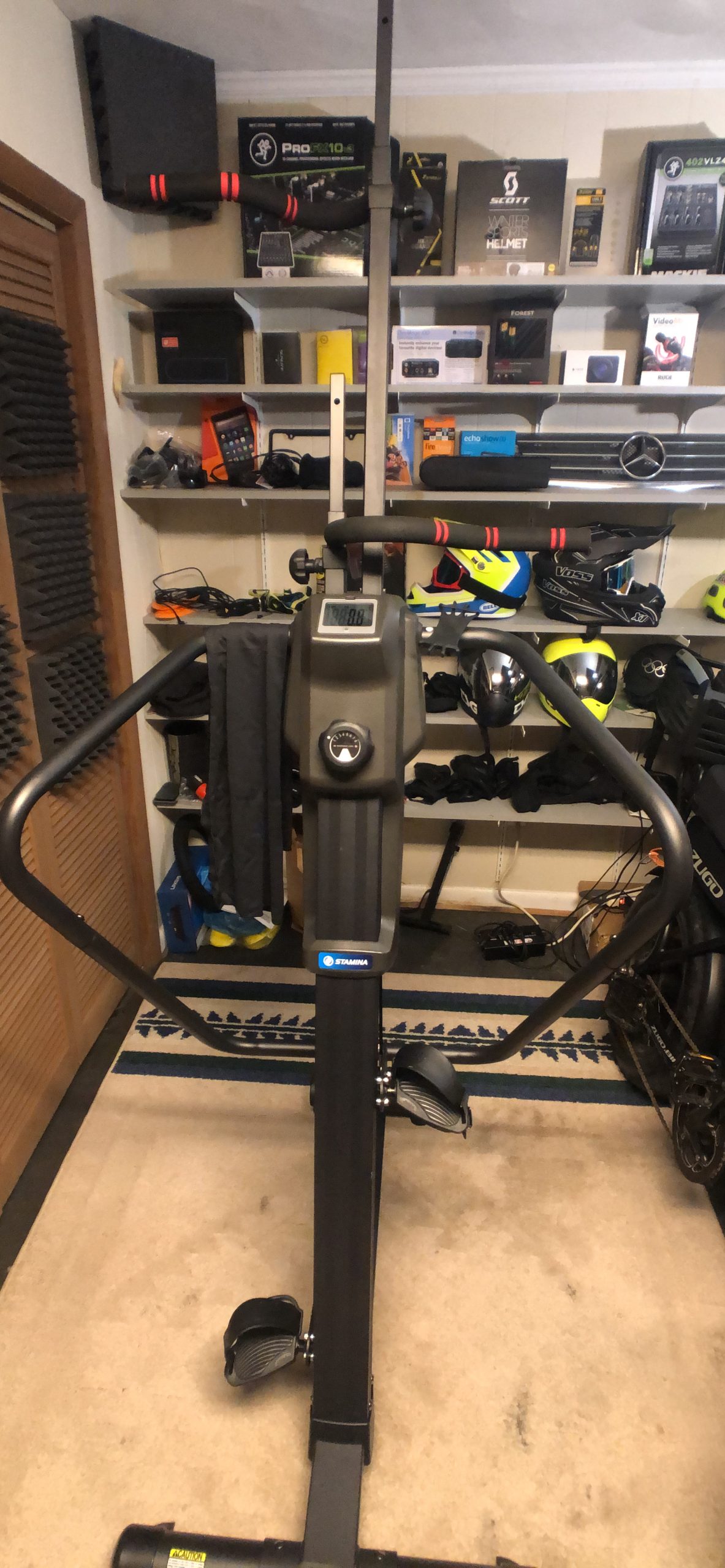 Stamina Cardio Climber - Fitness Cardio with Smart Workout App - Cardio Climber Stepping Machine for Home Workout - Up to 300 lbs Weight Capacity | Cardio Climber Home Workout Fitness Exercise Machine; LCD Monitor; And Wheels for Easy Storage customer photo 1