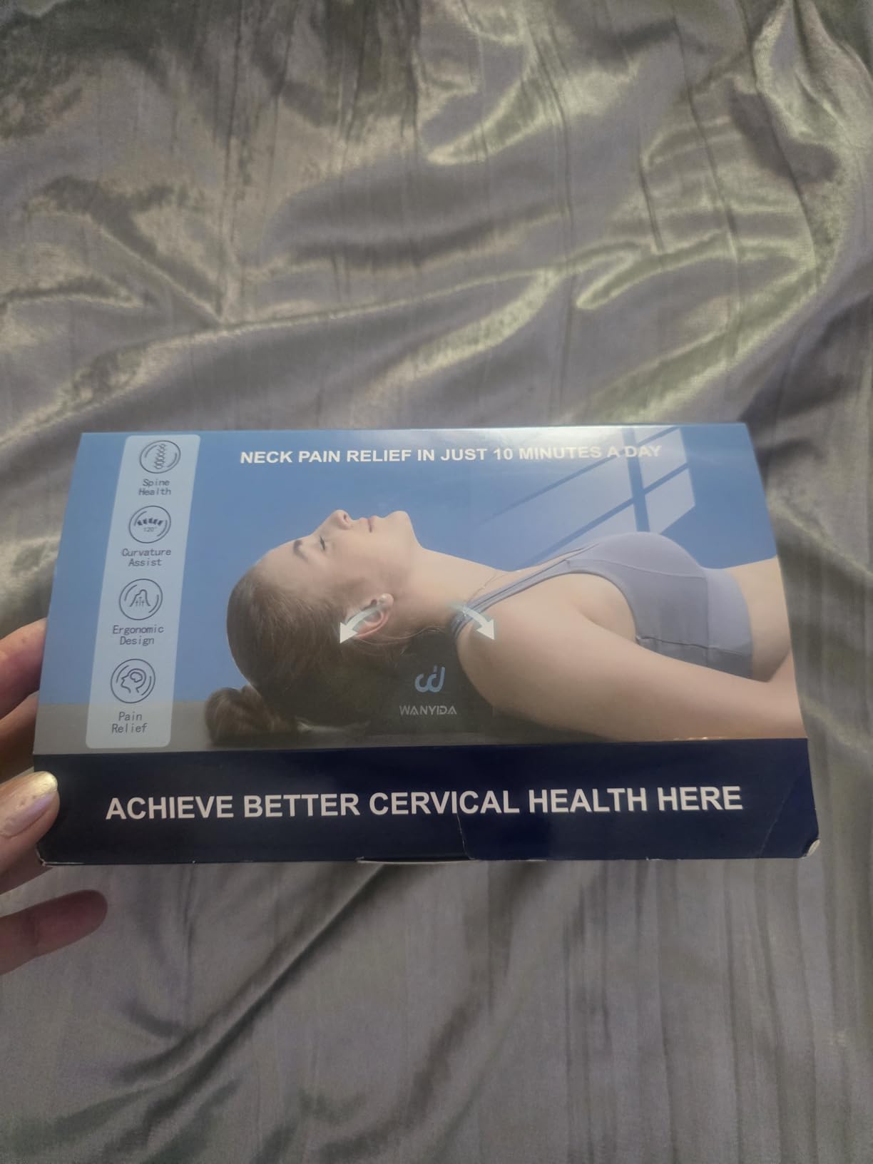 Neck and Shoulder Relaxer, Neck Stretcher Chiropractic Pillows for Pain Relief, Cervical Traction Device for Cervical Spine Alignment, FSA HSA Eligible customer photo 1