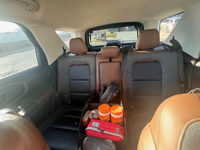 Car Organizer - Automotive Organizer for Front And Back Seat or Floor, Car Caddy Organizer with Divide, Handles and Multiple Mesh Pockets customer photo 1