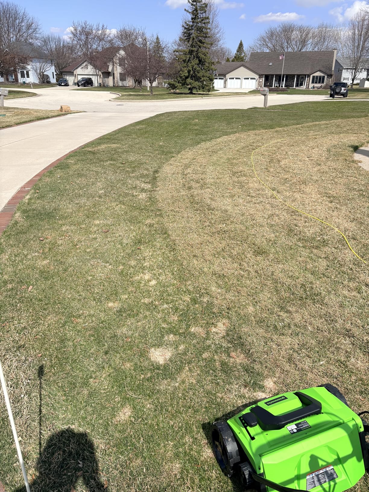 Greenworks 13 Amp 14-Inch Corded Dethatcher / Scarifier, 2-in-1 Electric Lawn Rake with 3-Position Depth Adjustment & Push-Button Start customer photo 1