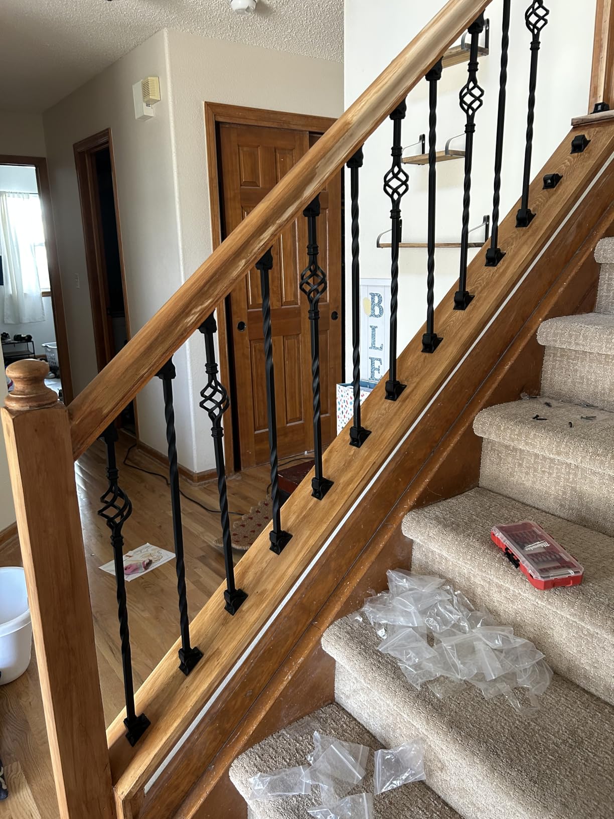 Sidasu 10-Pack Wrought Iron Stair Balusters, 44