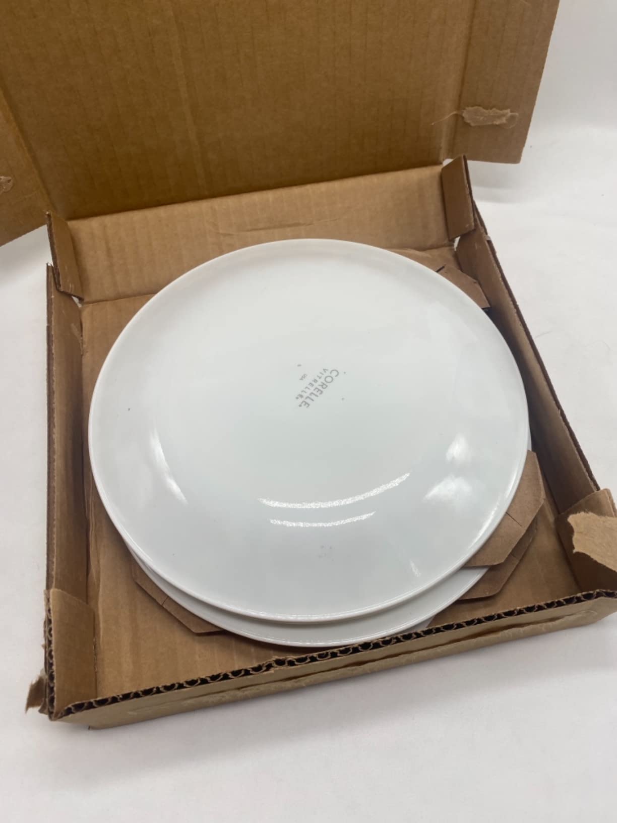 Corelle Global Collection Vitrelle 12-Piece Dinnerware Set, Triple Layer Recycled Glass, Lightweight Eco-Friendly Round Plates and Bowls Set, Terracotta Dreams customer photo 1