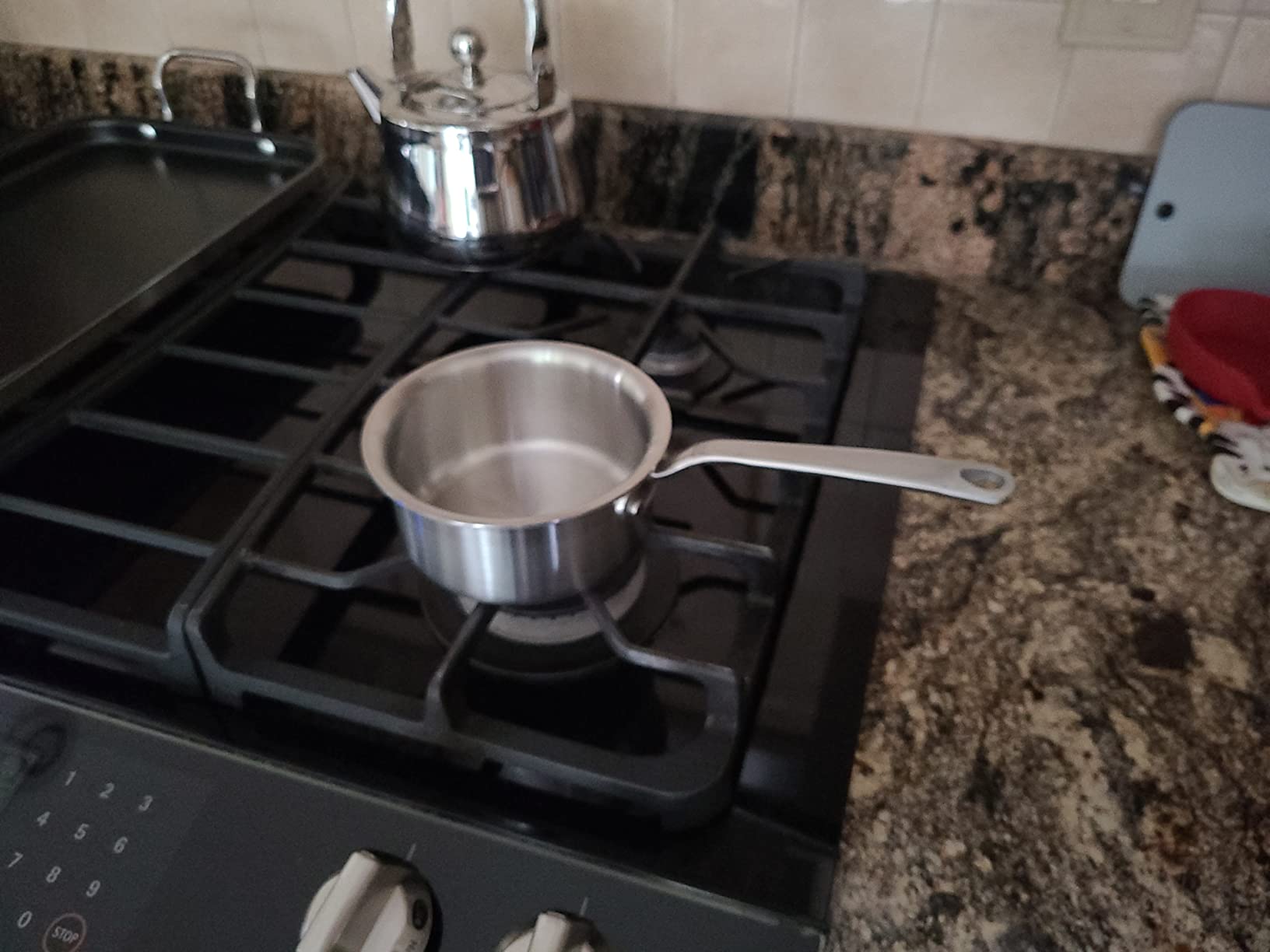 Made In Cookware - 3/4 Quart Stainless Steel Butter Warmer - 5 Ply Stainless Clad - Professional Cookware - Crafted in Italy - Induction Compatible customer photo 1