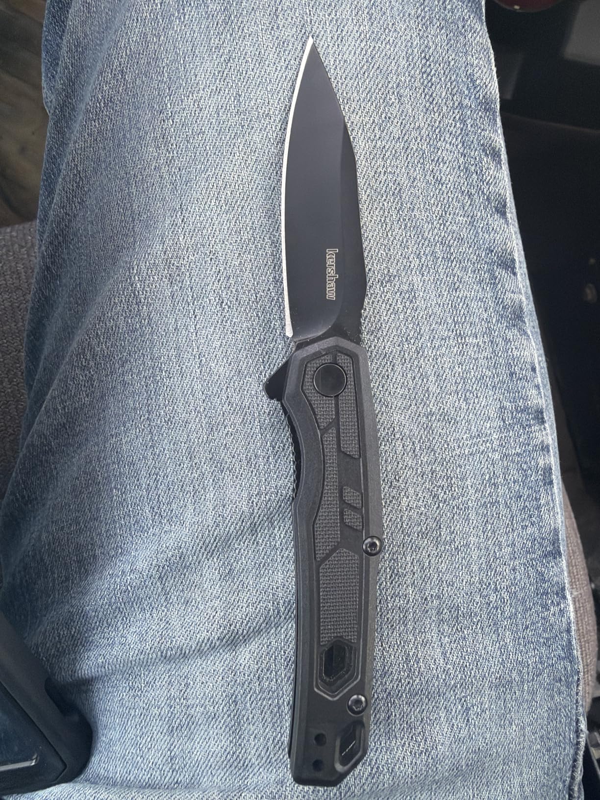 Kershaw Appa Pocket Knife, All-Black, 2.75 Inch Reverse Tanto Blade | EDC with Assisted Opening, Reversible Pocketclip, Everyday Carry for Men and Women customer photo 2