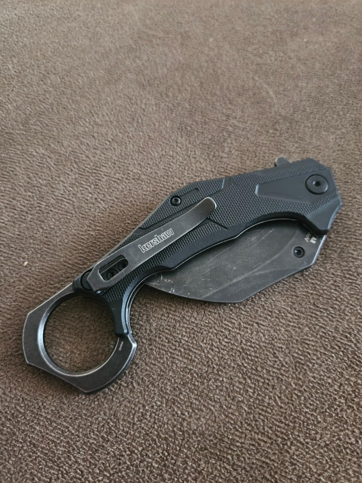Kershaw Outlier Tactical Karambit Style Folding Pocket Knife customer photo 1