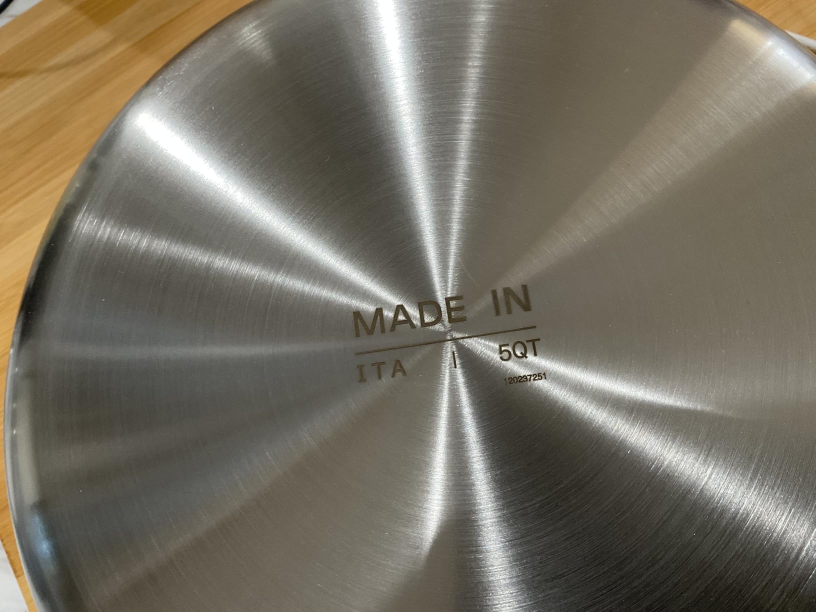 Made In Cookware - 2 Quart Stainless Steel Saucier Pan - 5 Ply Stainless Clad - Professional Cookware - Crafted in Italy - Induction Compatible customer photo 1