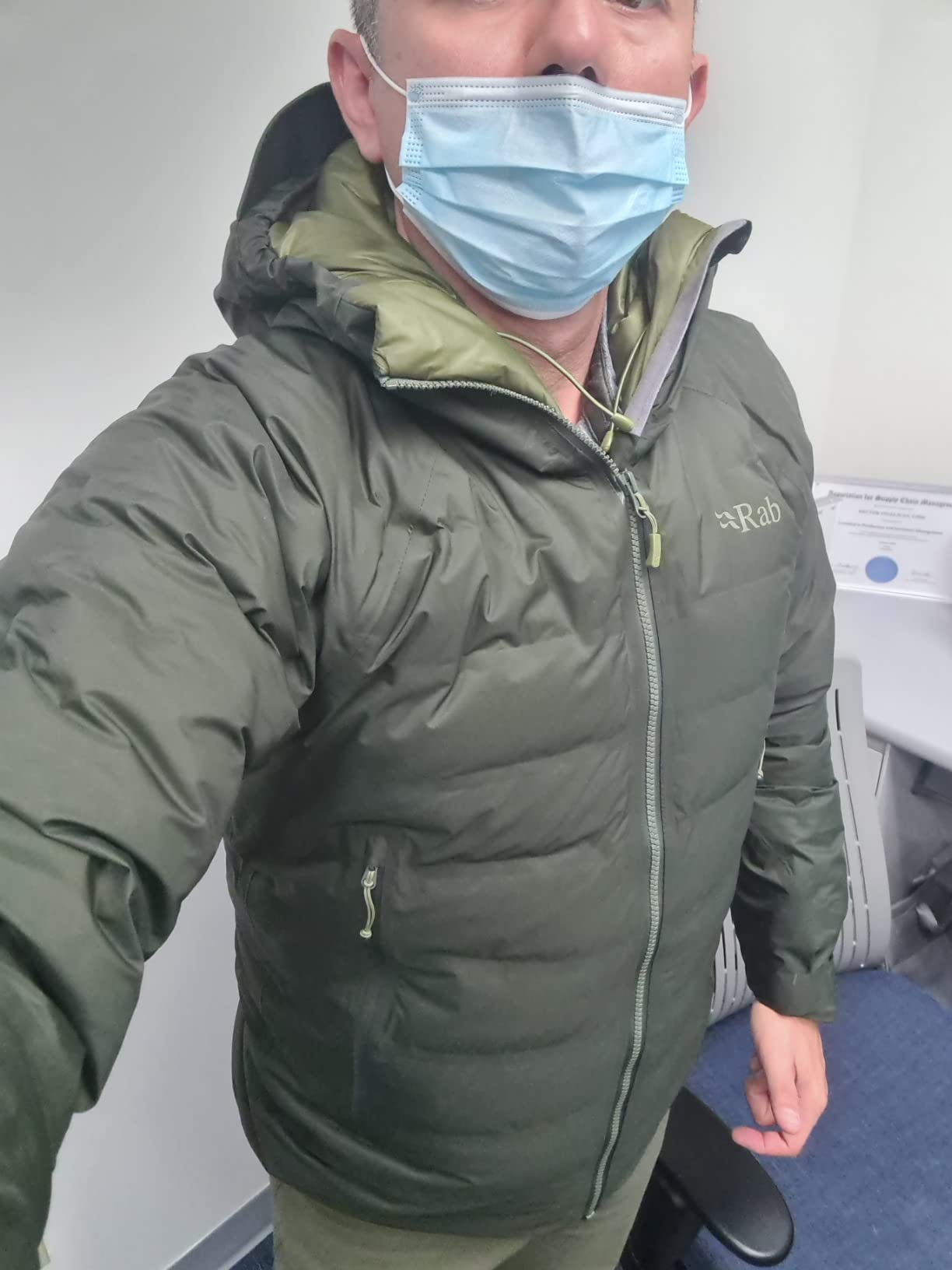 Rab Men's Valiance Down Jacket | 700-Fill, Waterproof, Windproof Coat for Climbing, Mountaineering, & Casual Wear customer photo 1