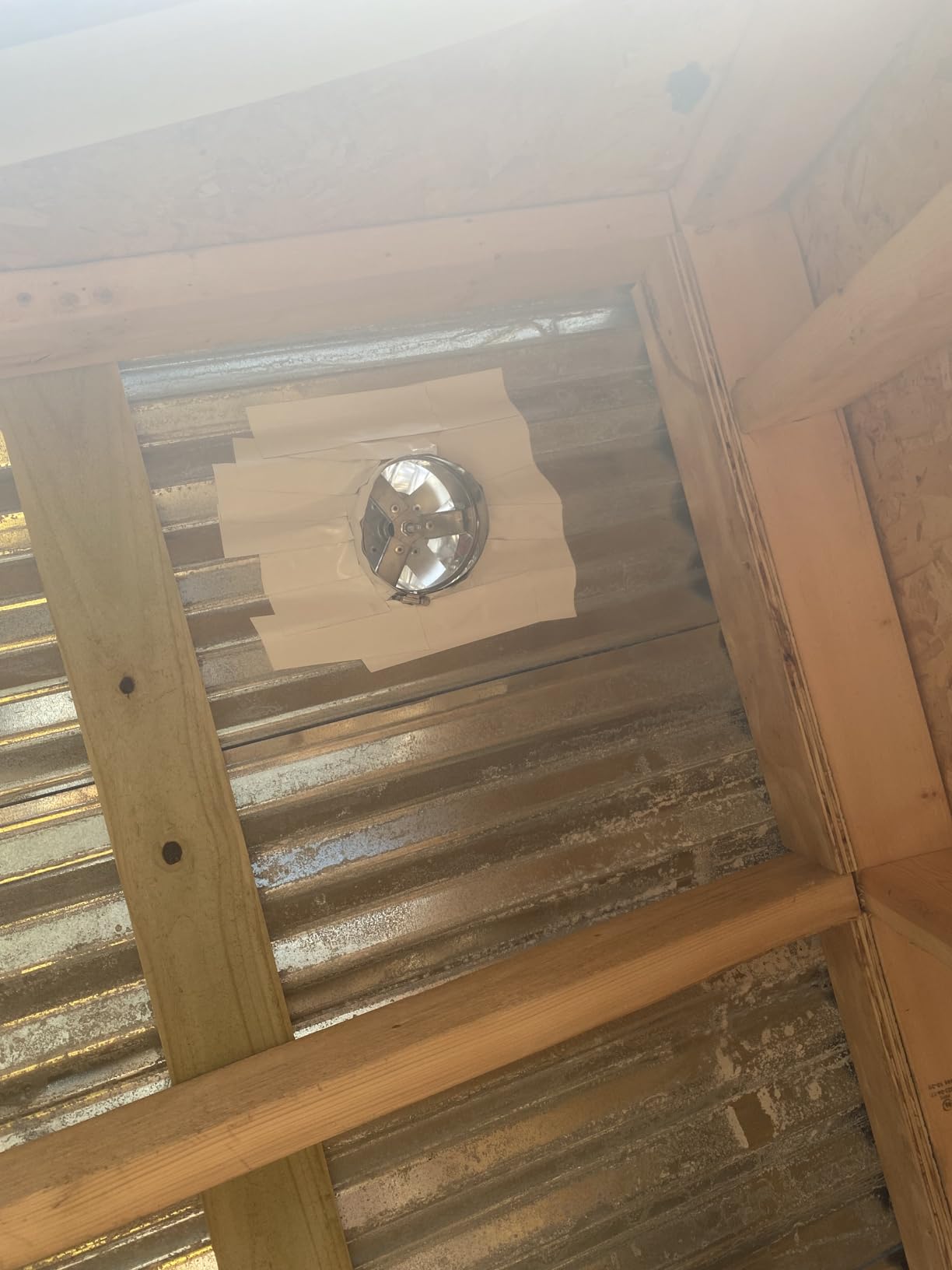 Stainless Steel 201 Non Power Roof Ventilator, Wind Turbines Attic Air Vent Ventilating Fan (Size : 110mm) customer photo 1