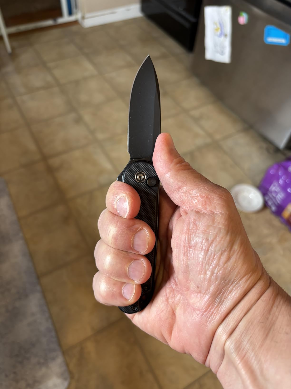 CIVIVI Elementum II Folding Pocket Knife, 2.96 Nitro-V Blade, Black G10 customer photo 1