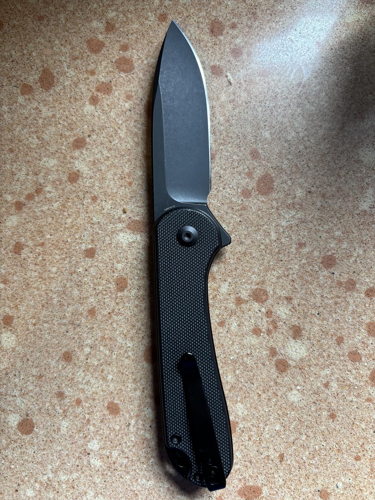 CIVIVI Elementum II Folding Pocket Knife, 2.96 Nitro-V Blade, Black G10 customer photo 2