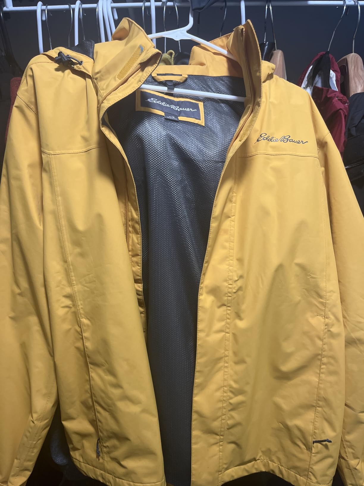 Eddie Bauer Men's Rainfoil WeatherEdge Waterproof Packable Hooded Rain Jacket customer photo 2