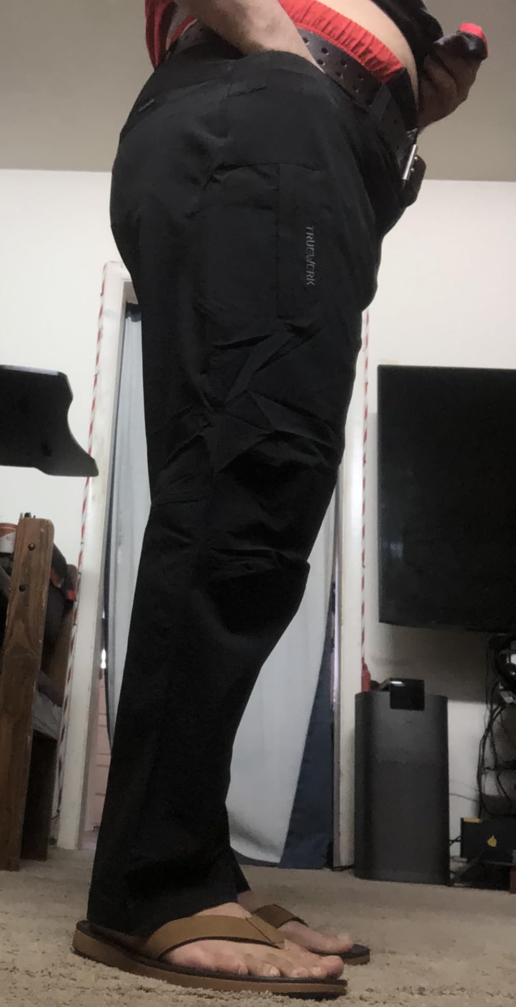 TRUEWERK Men's T1 WerkPant - Hot-Weather Lightweight Work Pants | Moisture-Wicking, Quick-Dry, 4-Way Stretch Softshell, Relaxed Fit, 9 Pockets customer photo 2