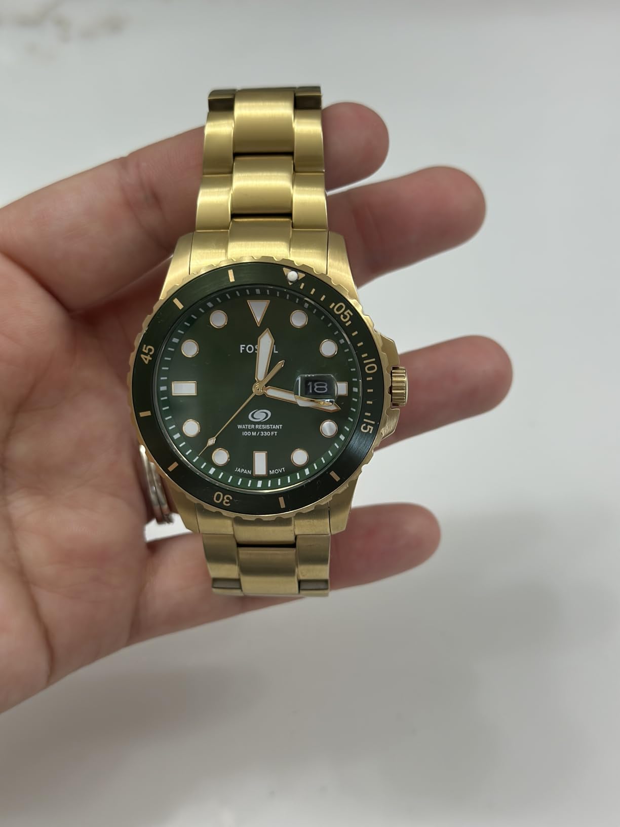 Fossil Men's Watch, Blue Quartz Stainless Steel Dive-Inspired Watch for Men customer photo 2