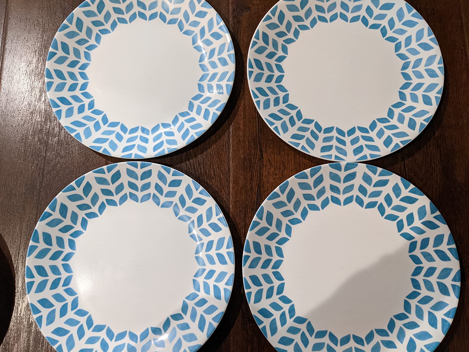 Corelle Vitrelle Glass Dinnerware Set, Chip & Crack Resistant Triple Layer Glass, 12-PC Dinnerware Set, Northern Pines customer photo 2