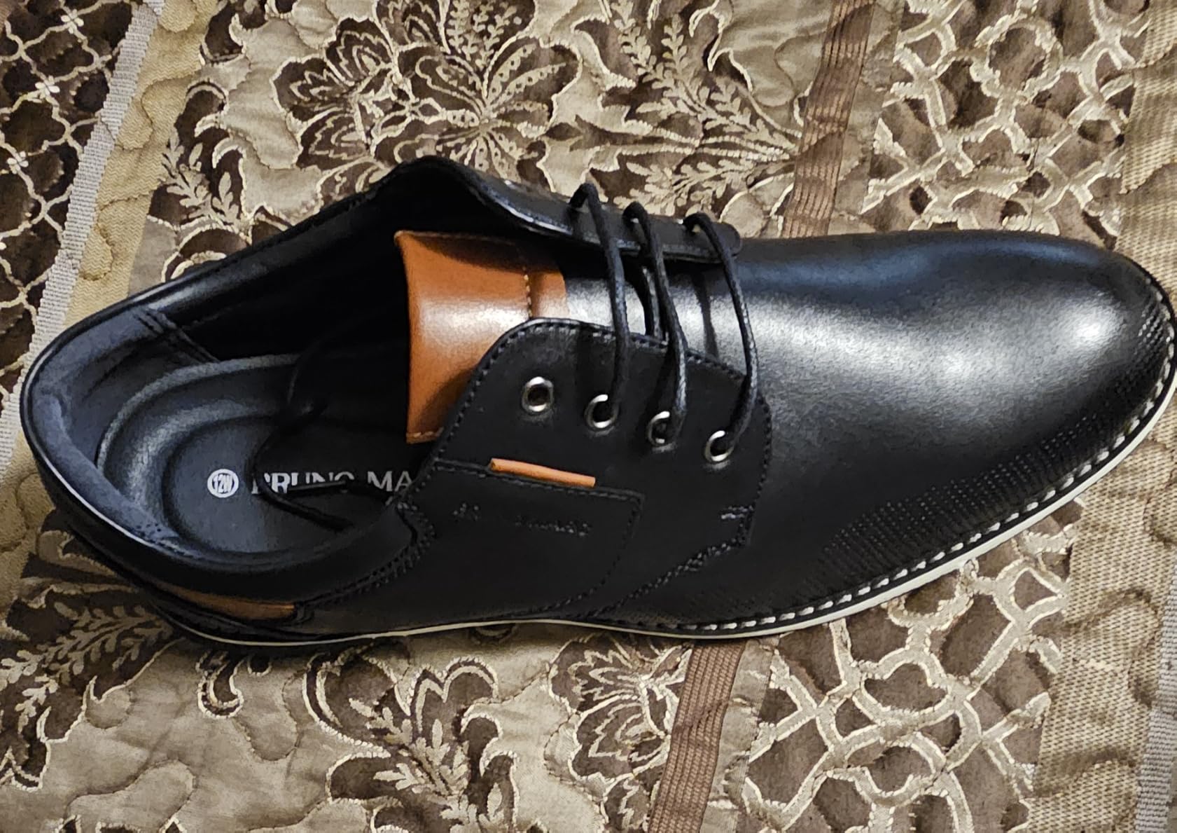 Bruno Marc Men's Dress Oxfords Casual Derby Sneakers customer photo 2