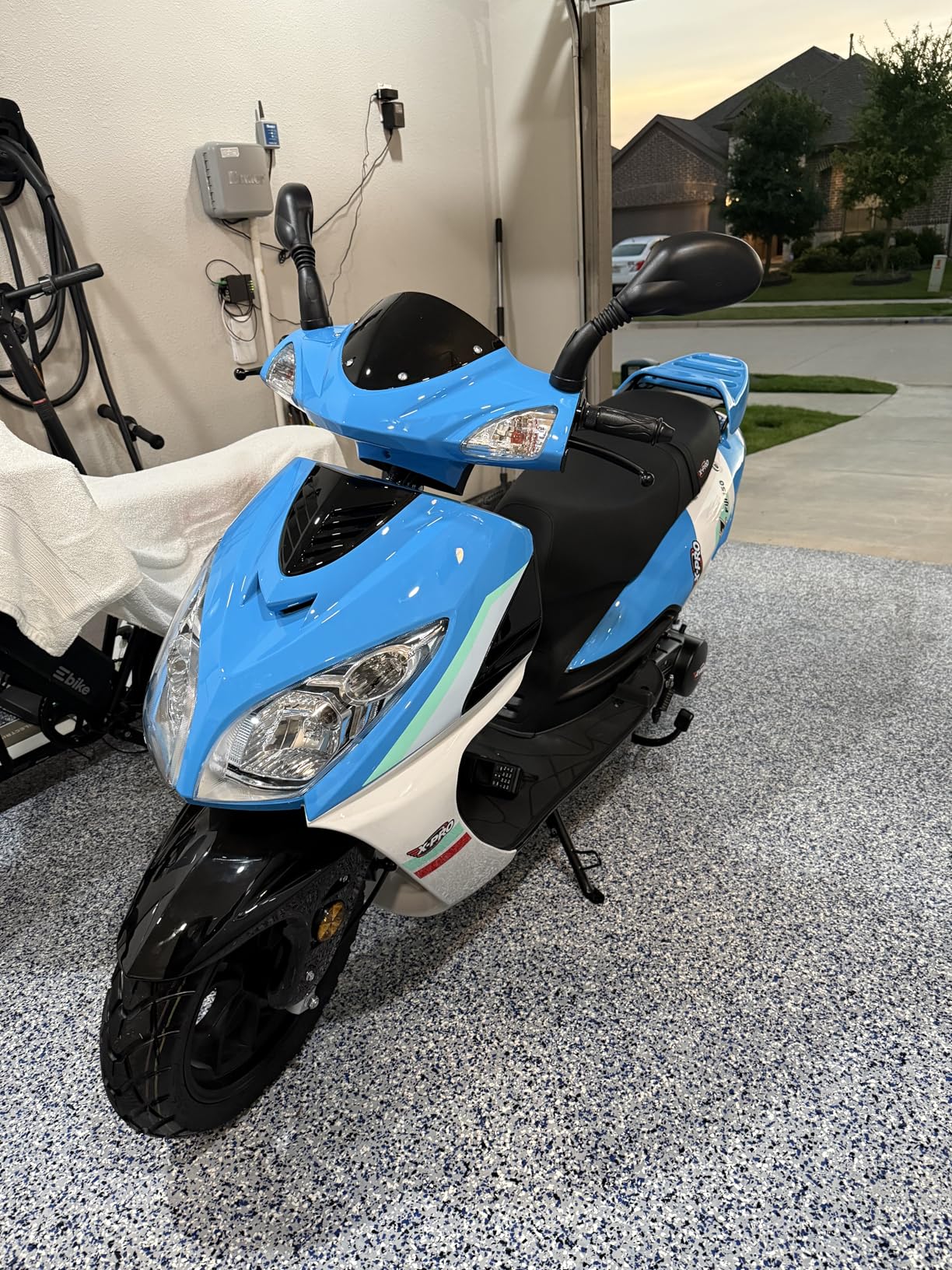 X-PRO 150cc Moped Street Gas Moped 150cc Adult Bike with 13