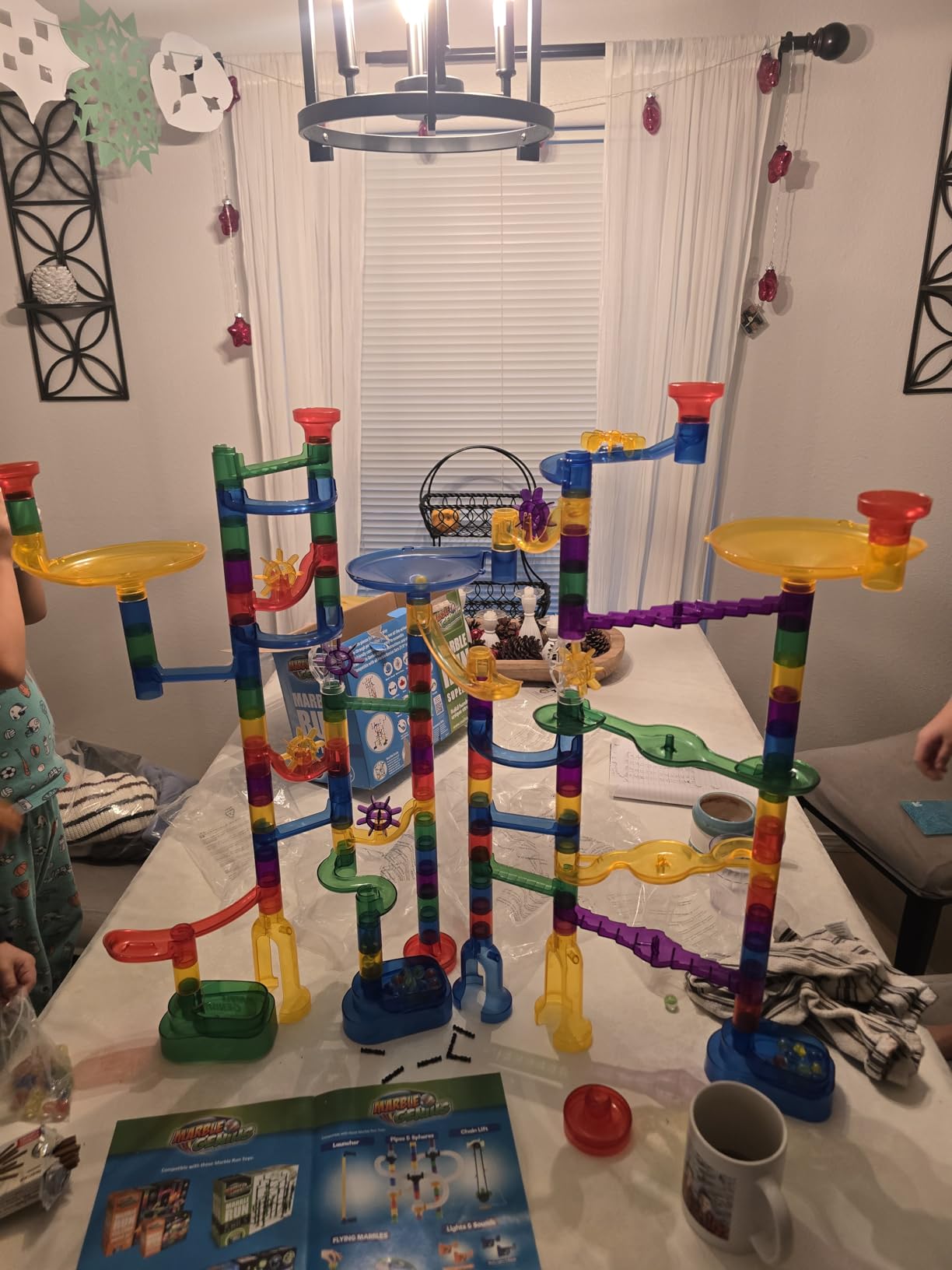 Marble Genius Marble Run Explorer Set, STEM Toys & Maze Construction Building - 85 Translucent Track Pieces & Glass Marbles for Family, Kids Toddlers Ages 4-8 customer photo 2