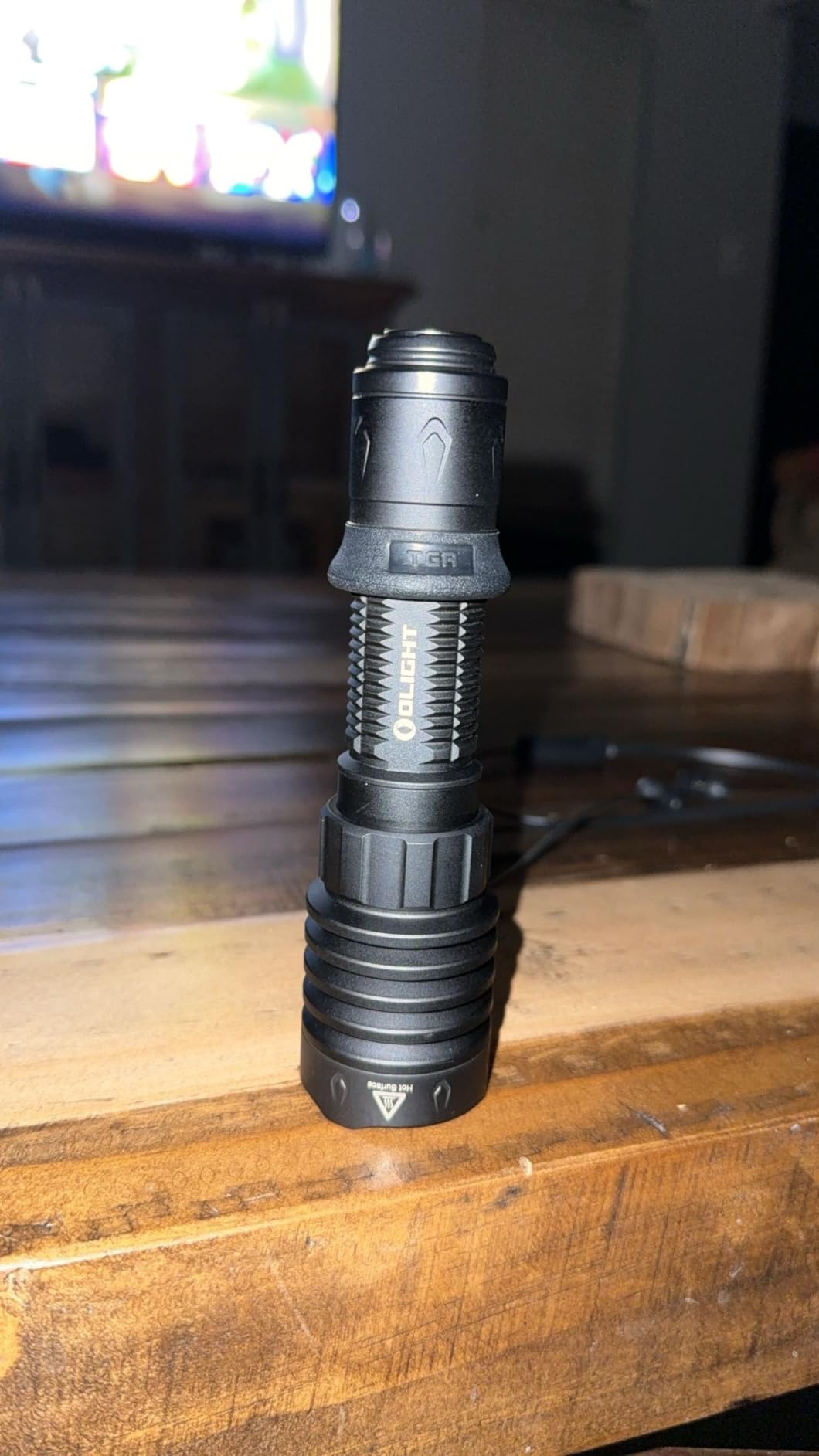 Warrior X 4 Rechargeable Tactical Flashlight Bright Light Black | 2600 High Lumens, 630 Meters Long Range Thrower, Powerful Tail Switch Light, USB C Charging, Dual Output for Daily customer photo 2