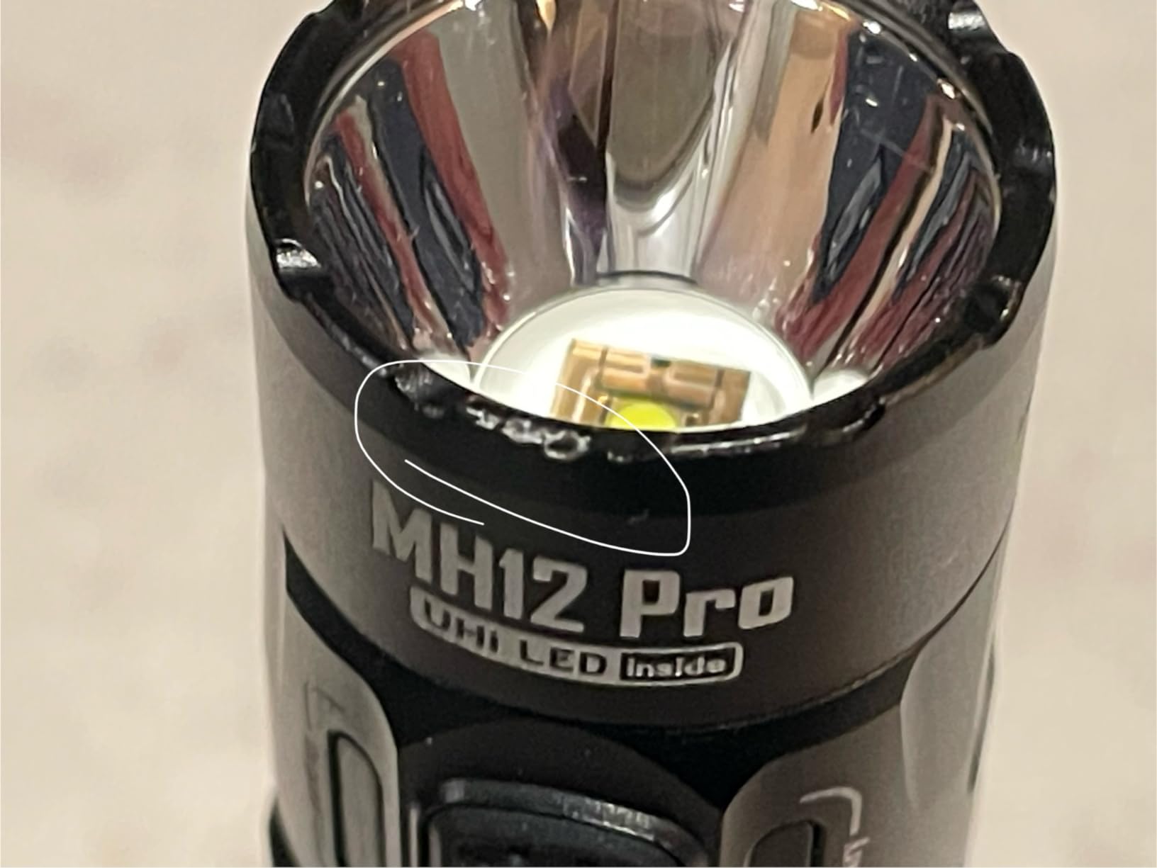 Nitecore MH12 Pro Tactical Flashlight, 3300 Lumen USB-C Rechargeable Long Throw Compact EDC Duty Light customer photo 2