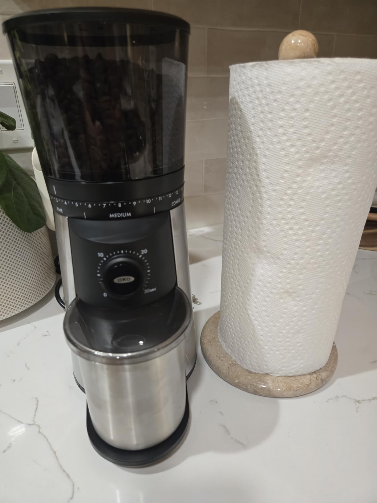 OXO Brew Conical Burr Electric Coffee Bean Grinder - 12 Oz, Matte Black customer photo 2