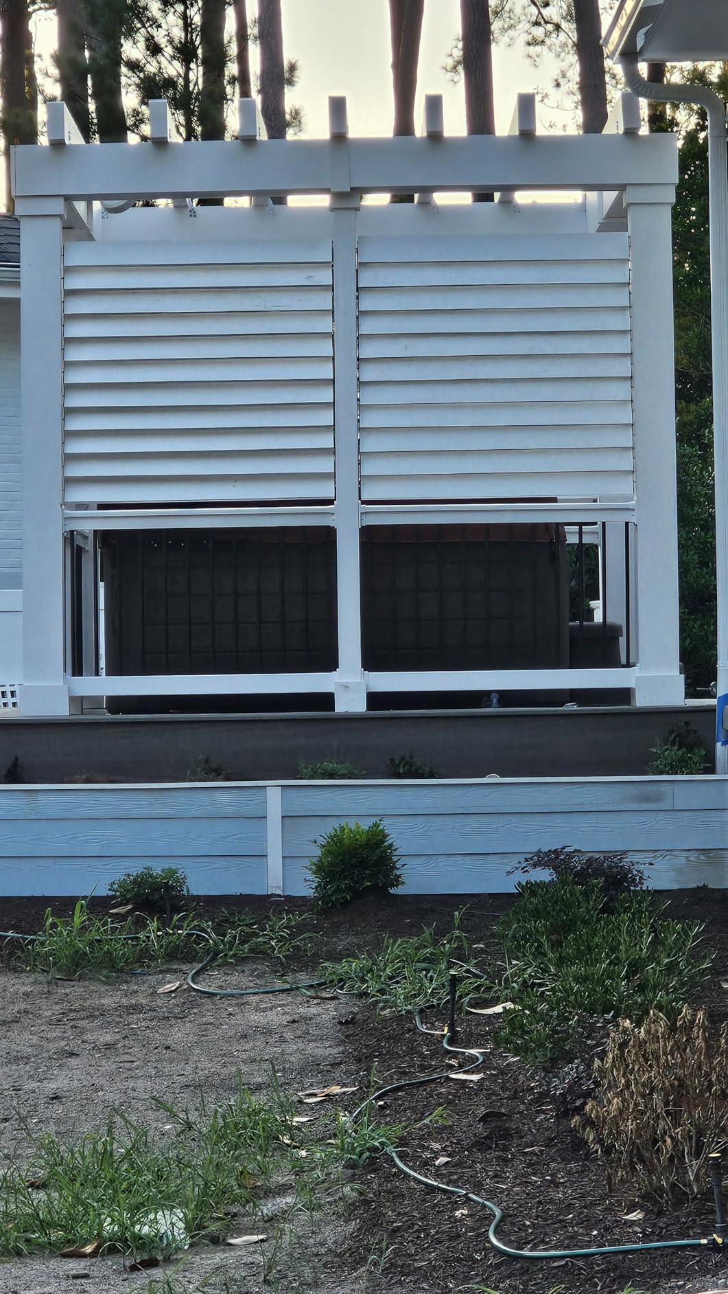 Weatherables Bolton Porch and Deck Railing Kit - Aluminum and Vinyl Railing Kit for Decks, Porches, Balcony Railing, and More (42