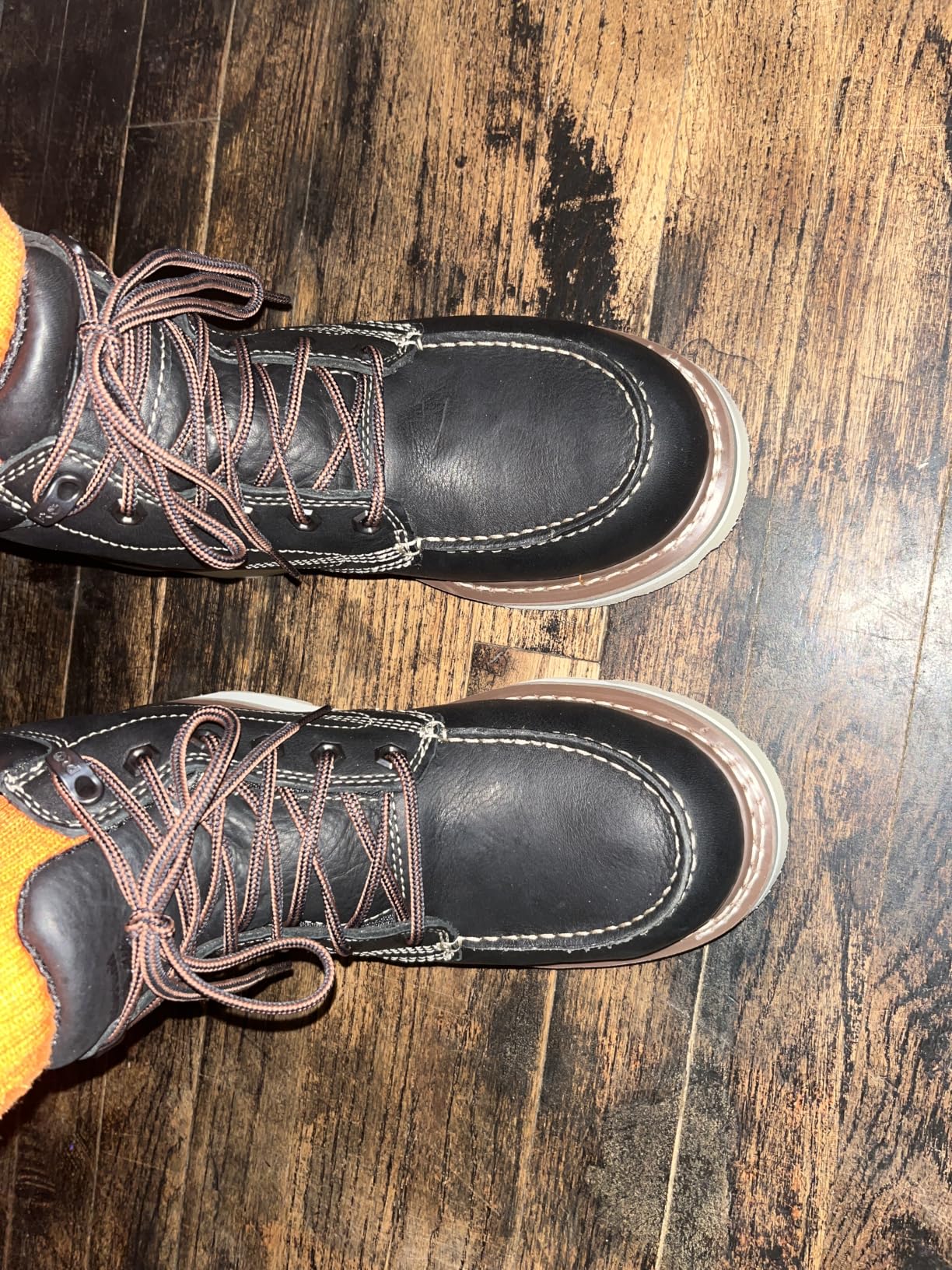 Timberland PRO Men's Gridworks Wedge 6 Inch Moc Soft Toe Waterproof Industrial Work Boot customer photo 2