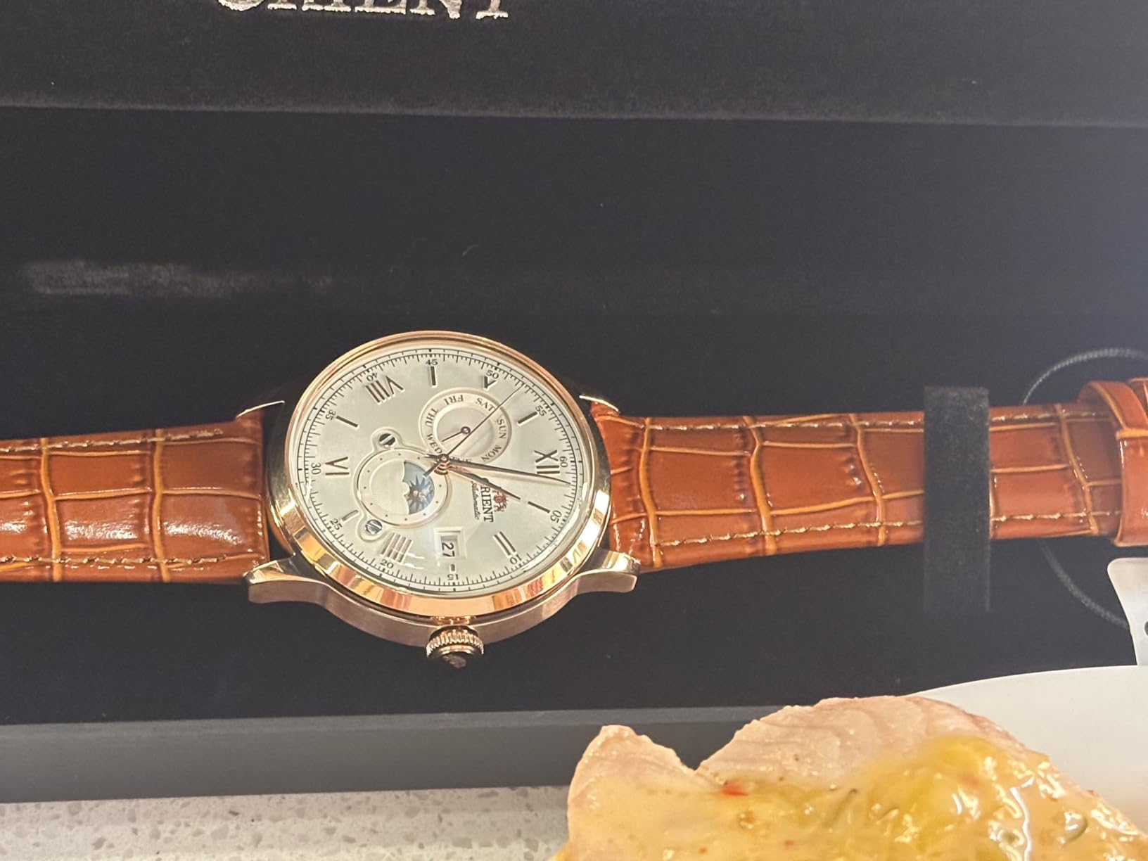 Bambino Version 9 Stainless Steel Automatic Dress Watch with Weekly Calendar customer photo 1