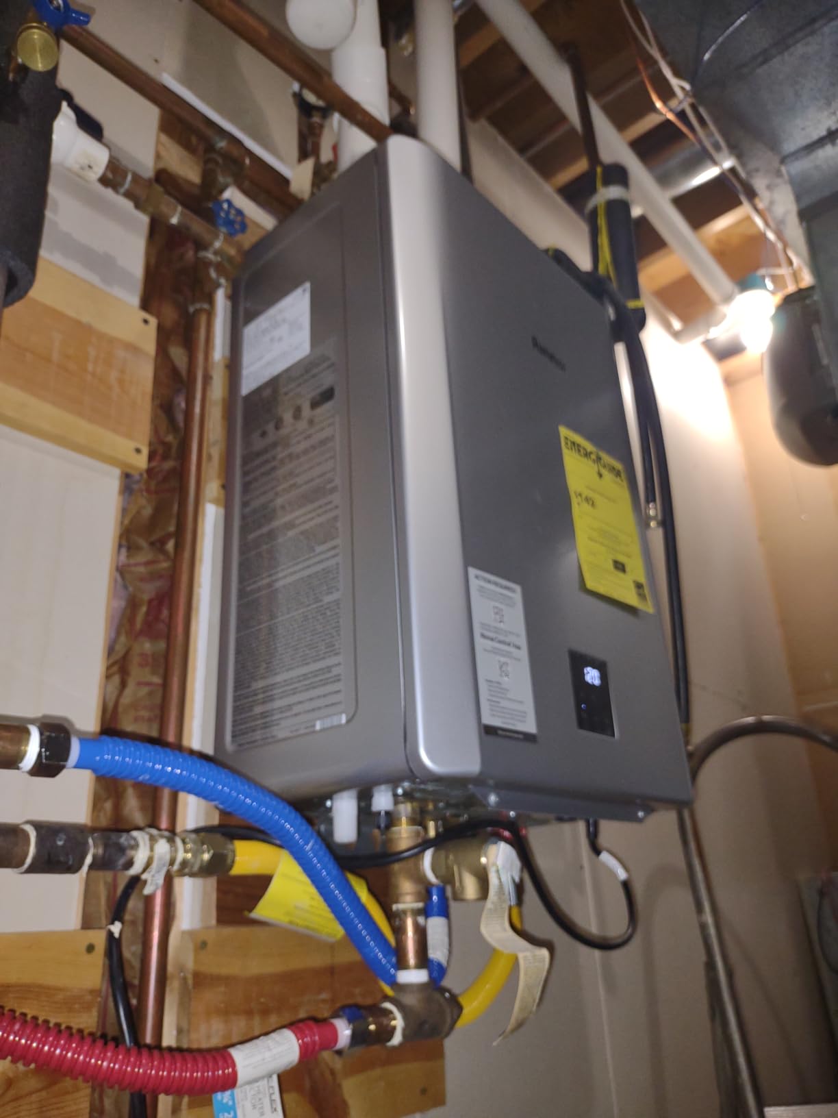Rinnai RX130iN Condensing Smart Sense Tankless Water Heater | 7.1 GPM, 130k BTU, Natural Gas or Propane, Indoor/Outdoor customer photo 2