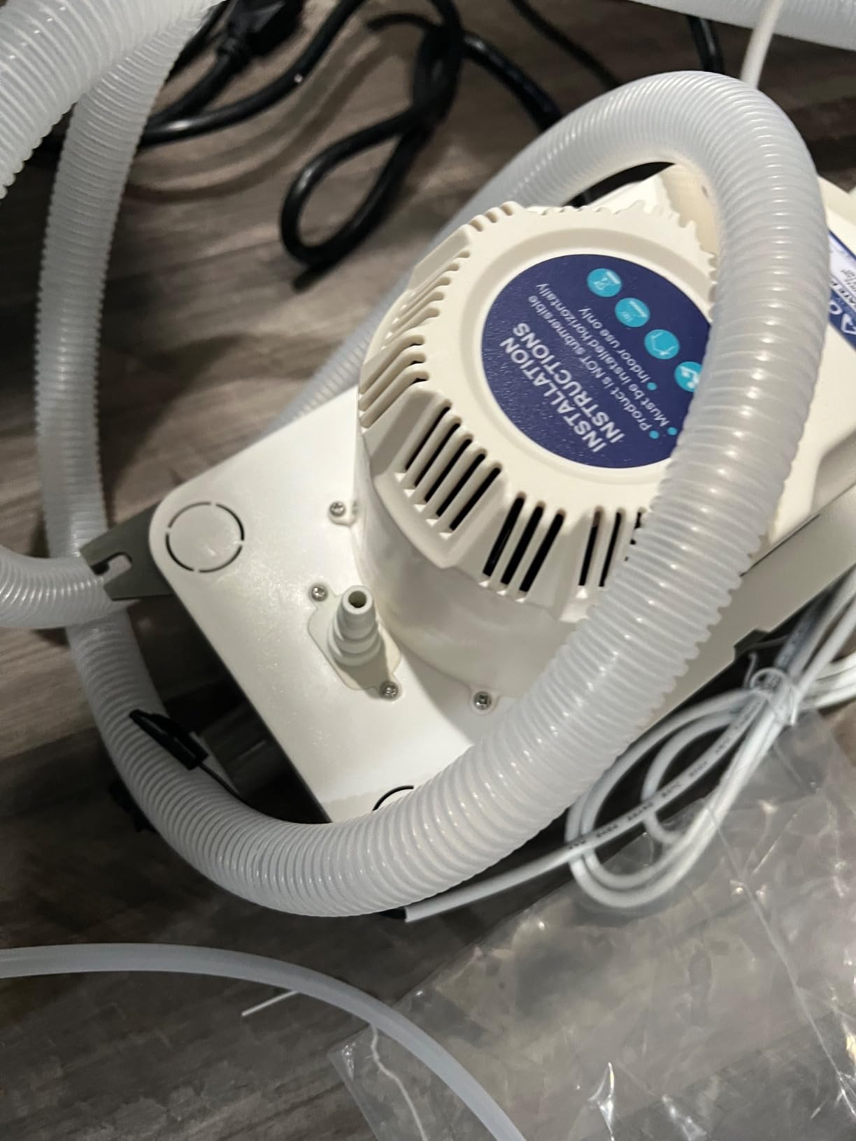 Aquastrong 115V 70GPH HVAC Condensate Pump, AC Condensate Remove Pump with Automatic Safety Switch & 19.7ft Tubing for Air Conditioner, Furnace, Dehumidifier, Ice Maker, 3.3' Power Cord, Gray customer photo 1
