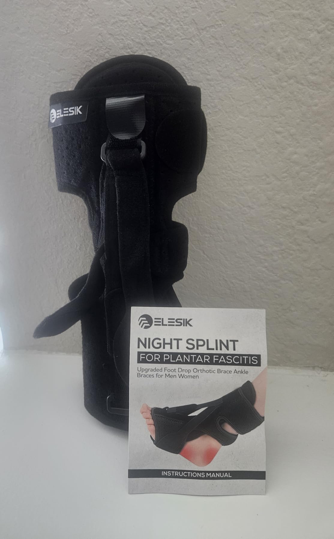 Plantar Fasciitis Night Splint, Plantar Fasciitis Brace and Support | Dorsal Night Splint for Plantar Fasciitis Women and Men customer photo 2