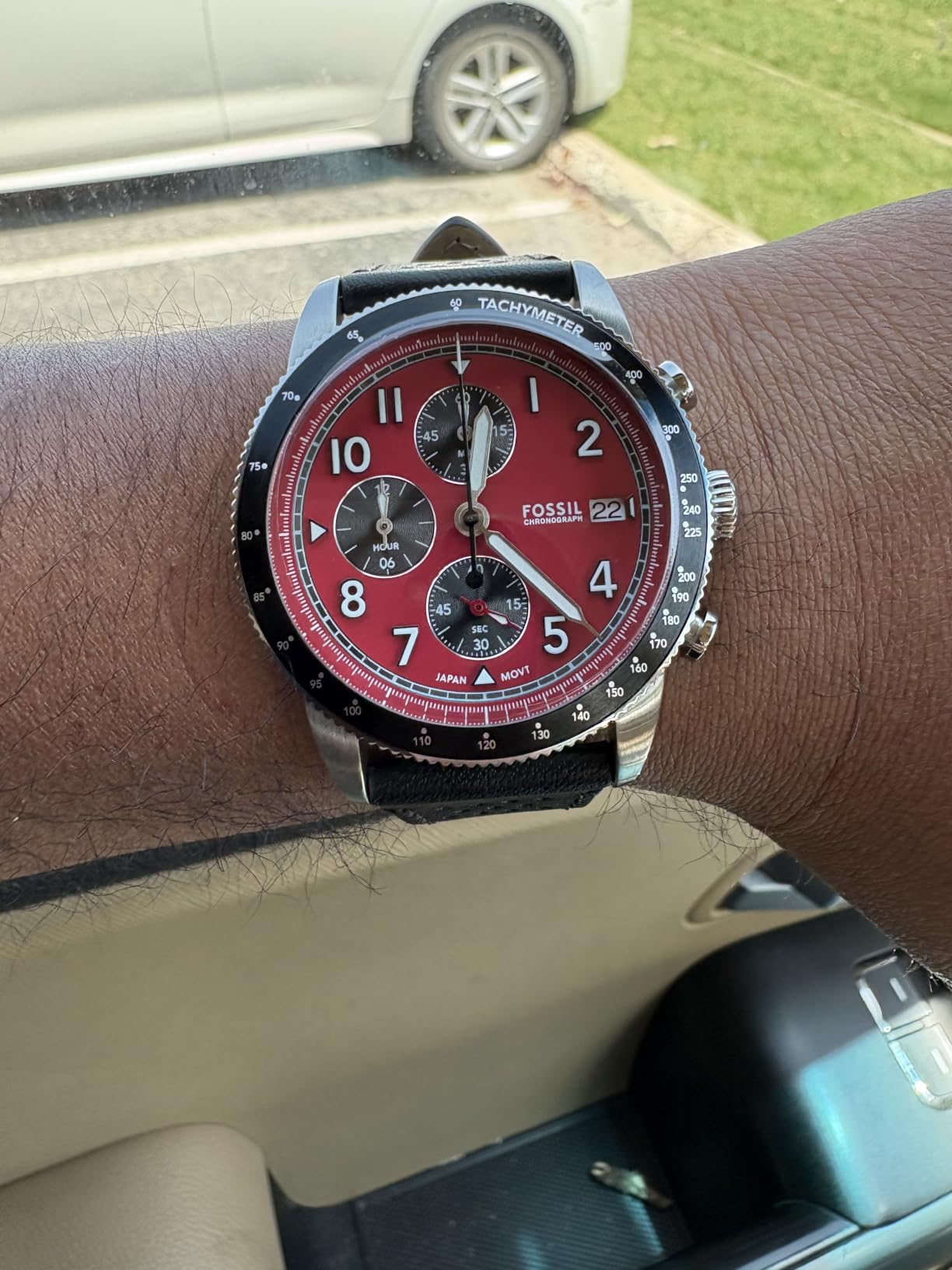 Fossil Men's Watch, Sport Tourer Quartz Stainless Steel Chronograph Watch for Men customer photo 2