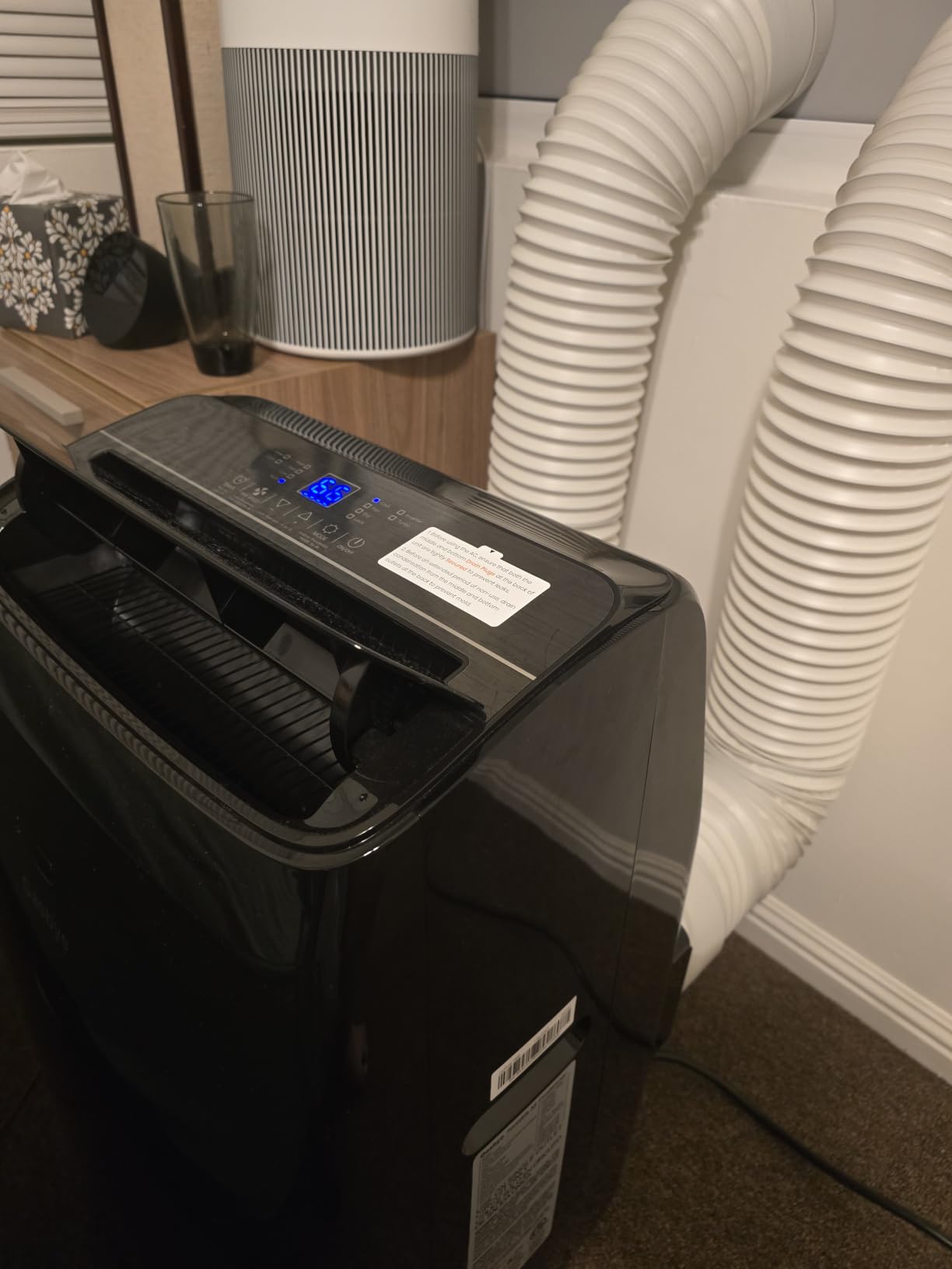 Gasbye Dual Hose Portable Air Conditioner, [2026 Upgraded] Full DC Inverter Compressor, Energy-Saving 13.6 CEER, Low Noise (45dB), Cools Room up to 500 Sq.Ft., Backlit Remote Control, 14,000BTU customer photo 1