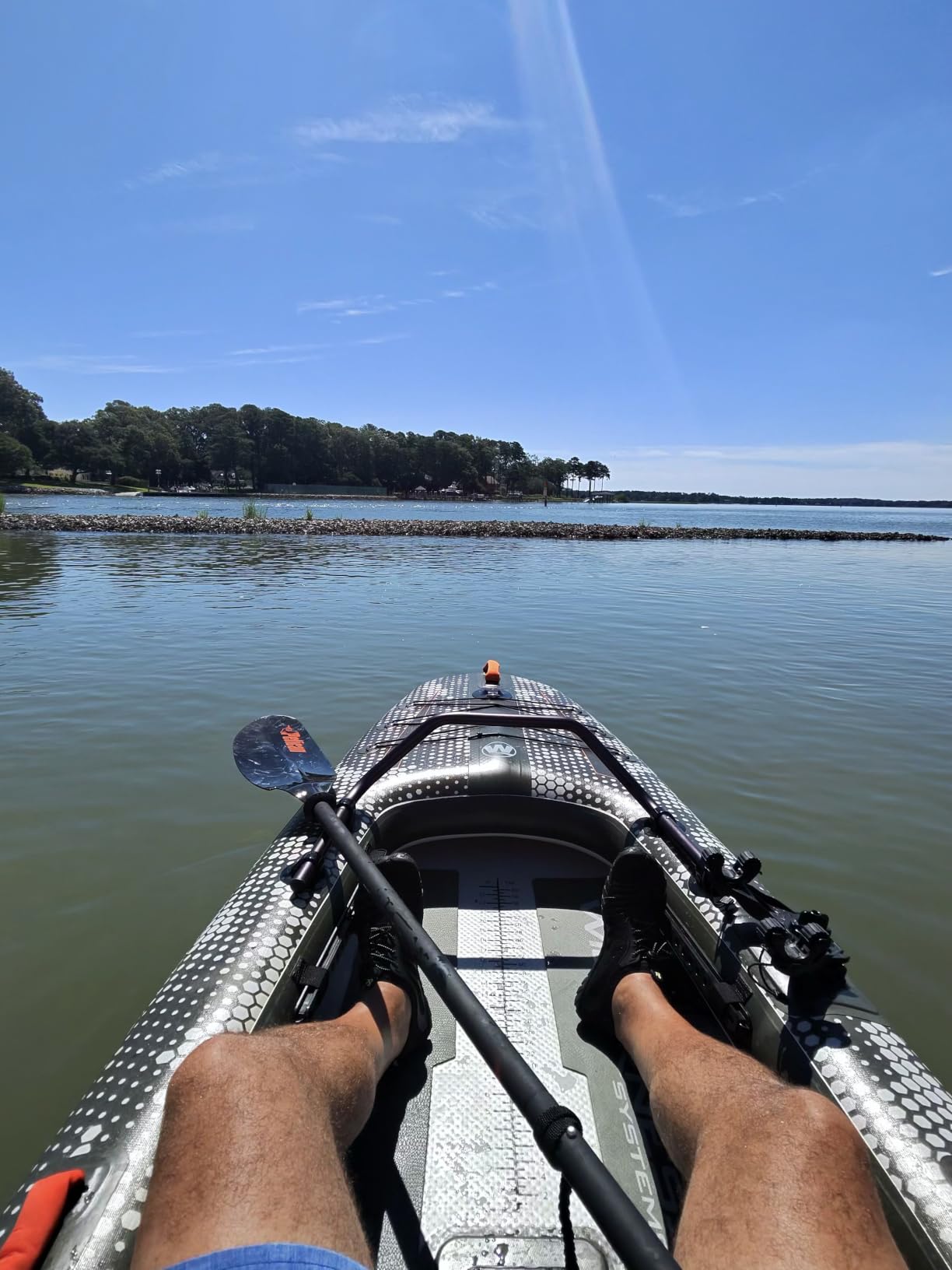 Wilderness Systems iATAK 110 - Sit on Top Fishing Kayak - Inflatable Drop-Stitch Kayak - 11 ft - Digital Camo customer photo 2