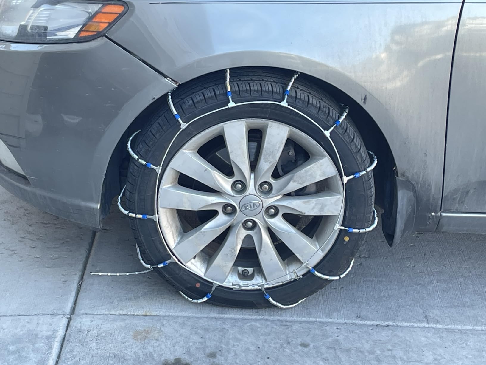 Tire Chain Cables For Snow & Ice, Fits Passenger Cars & Some SUVs, Maximum Traction & Grip - Set of 2 customer photo 1