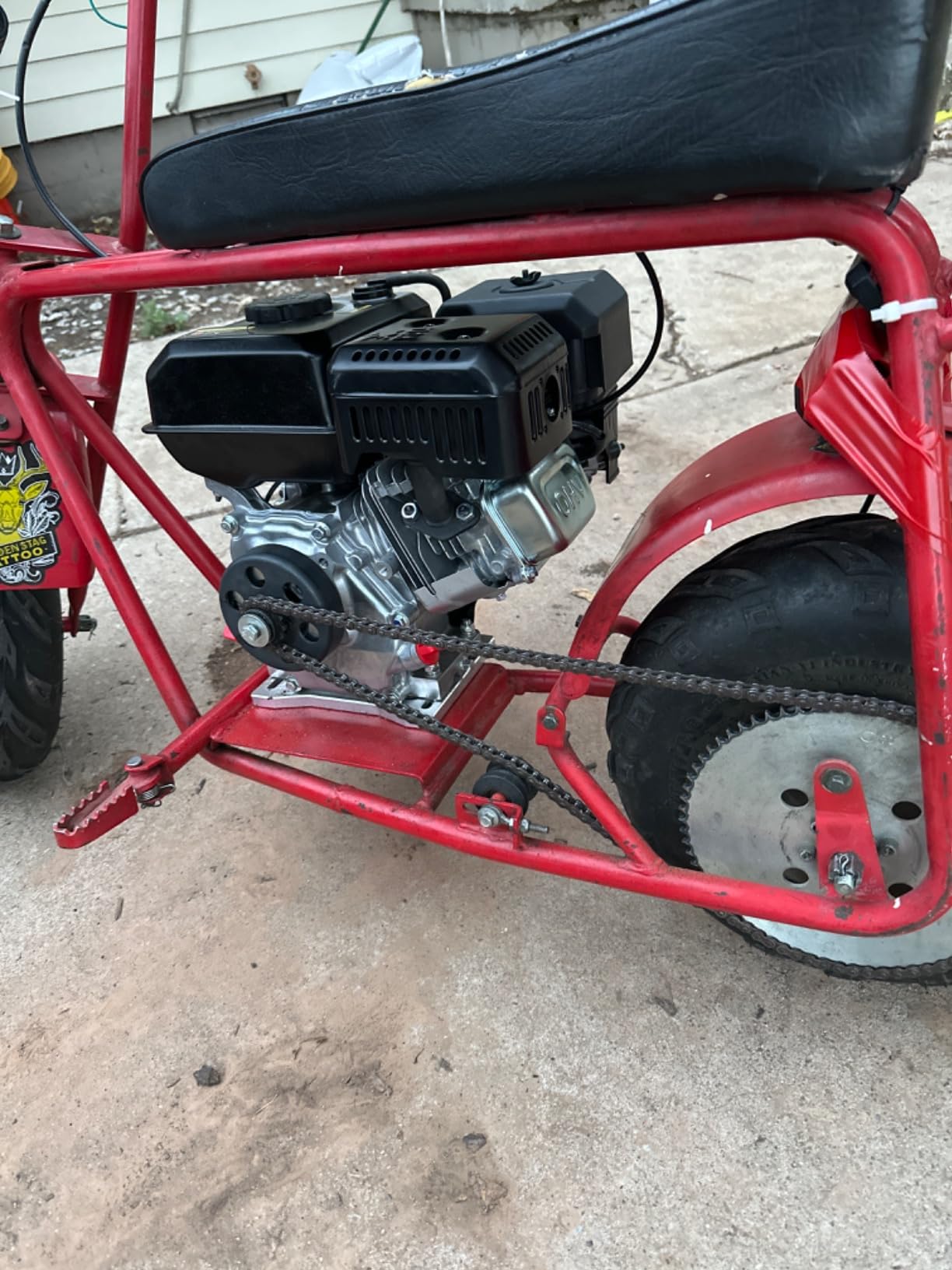 XtremepowerUS 7HP Gas Engine Horizontal Shaft, 212cc 4 Stroke OHV Industrial Grade Replacement Gas Motor customer photo 2